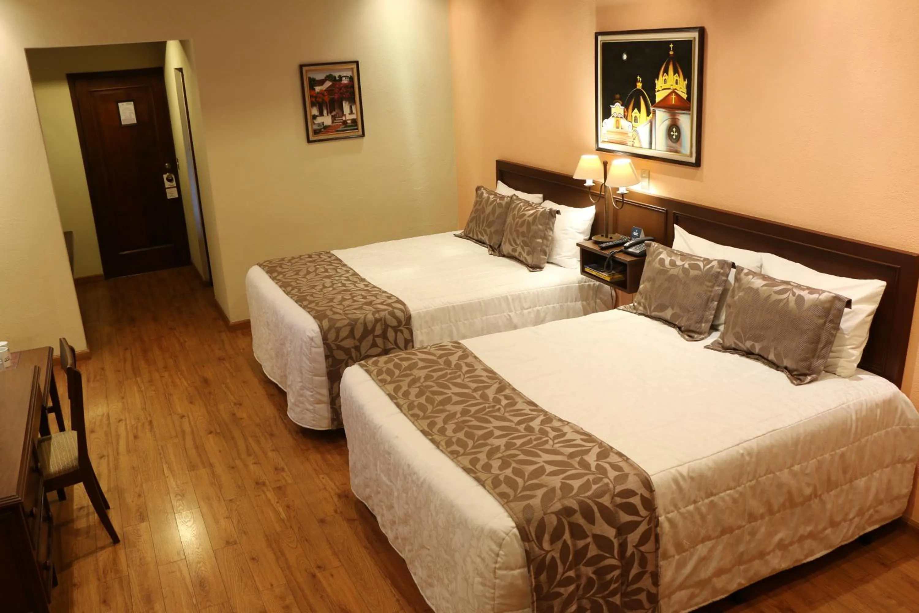 Bed in Hotel Pensión Bonifaz