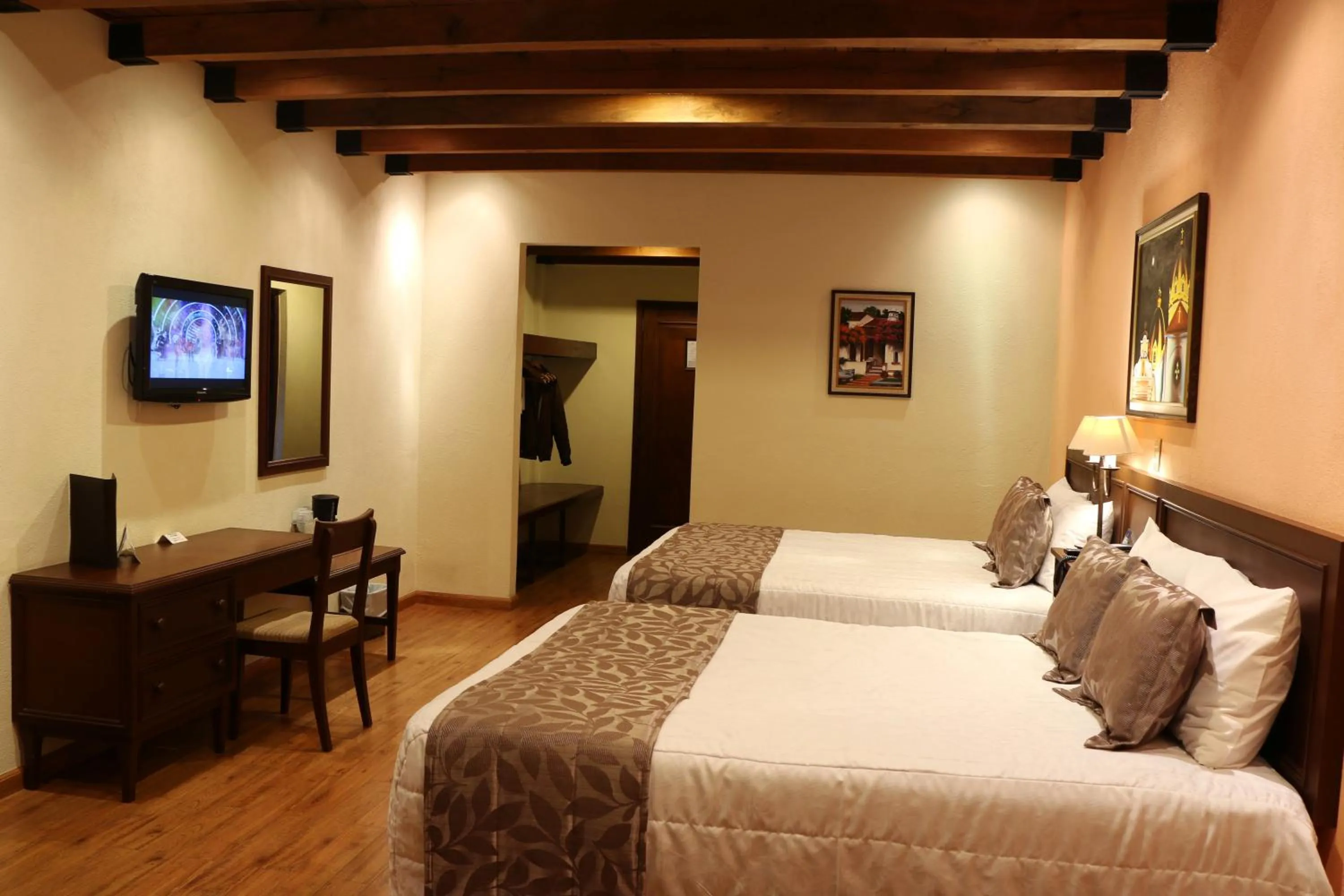 Bed in Hotel Pensión Bonifaz