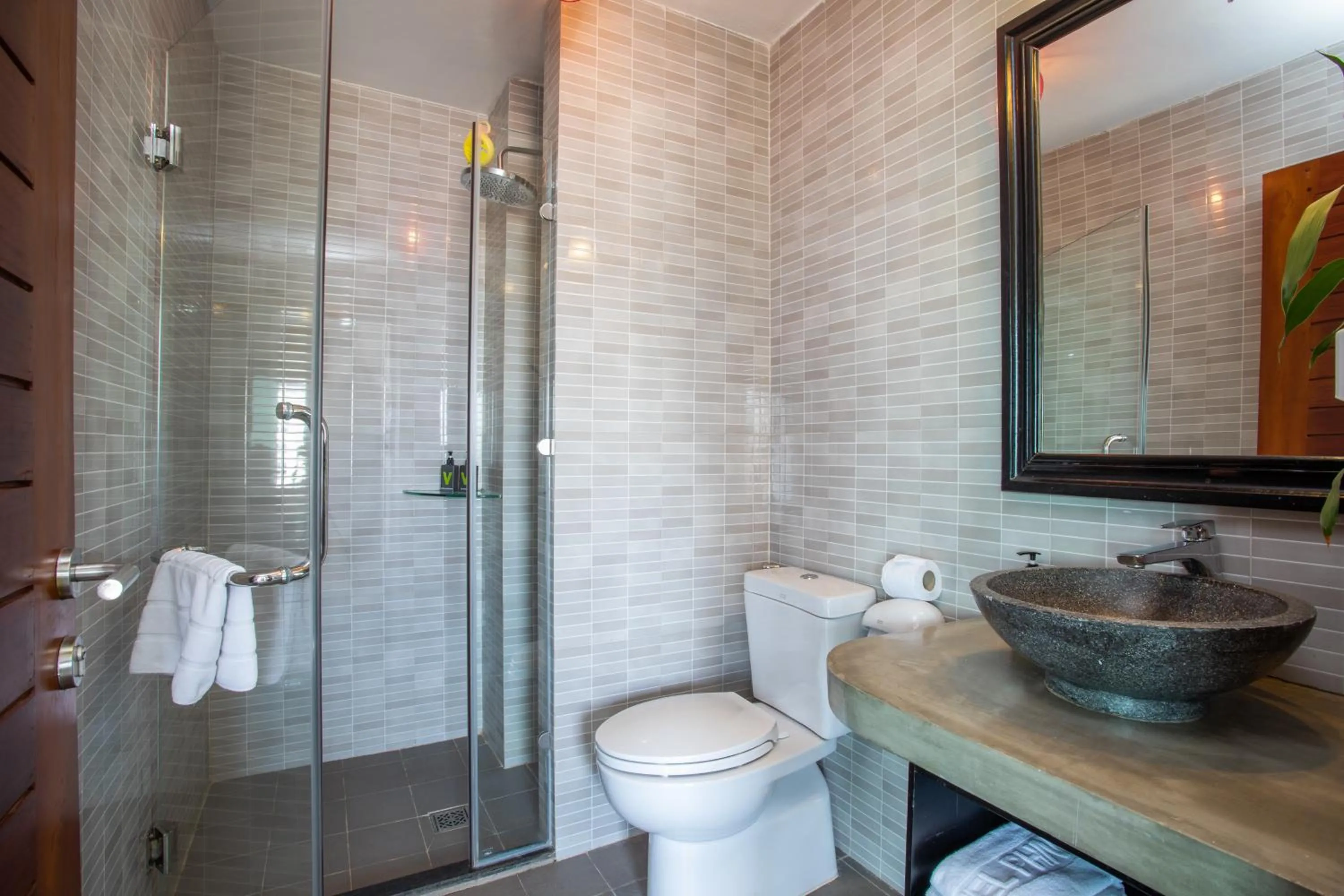 Bathroom in V Hotel Phnom Penh