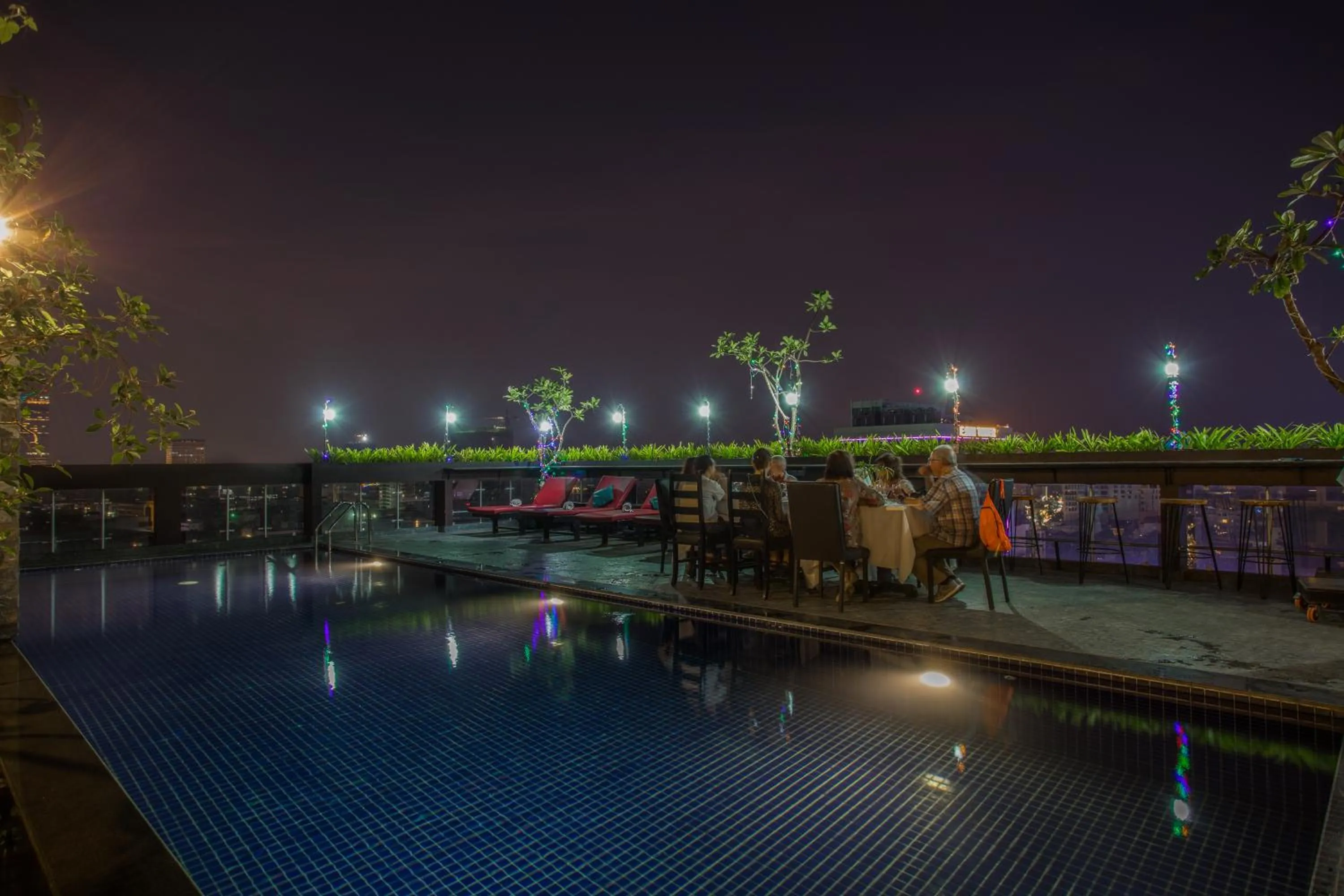 Swimming Pool in V Hotel Phnom Penh