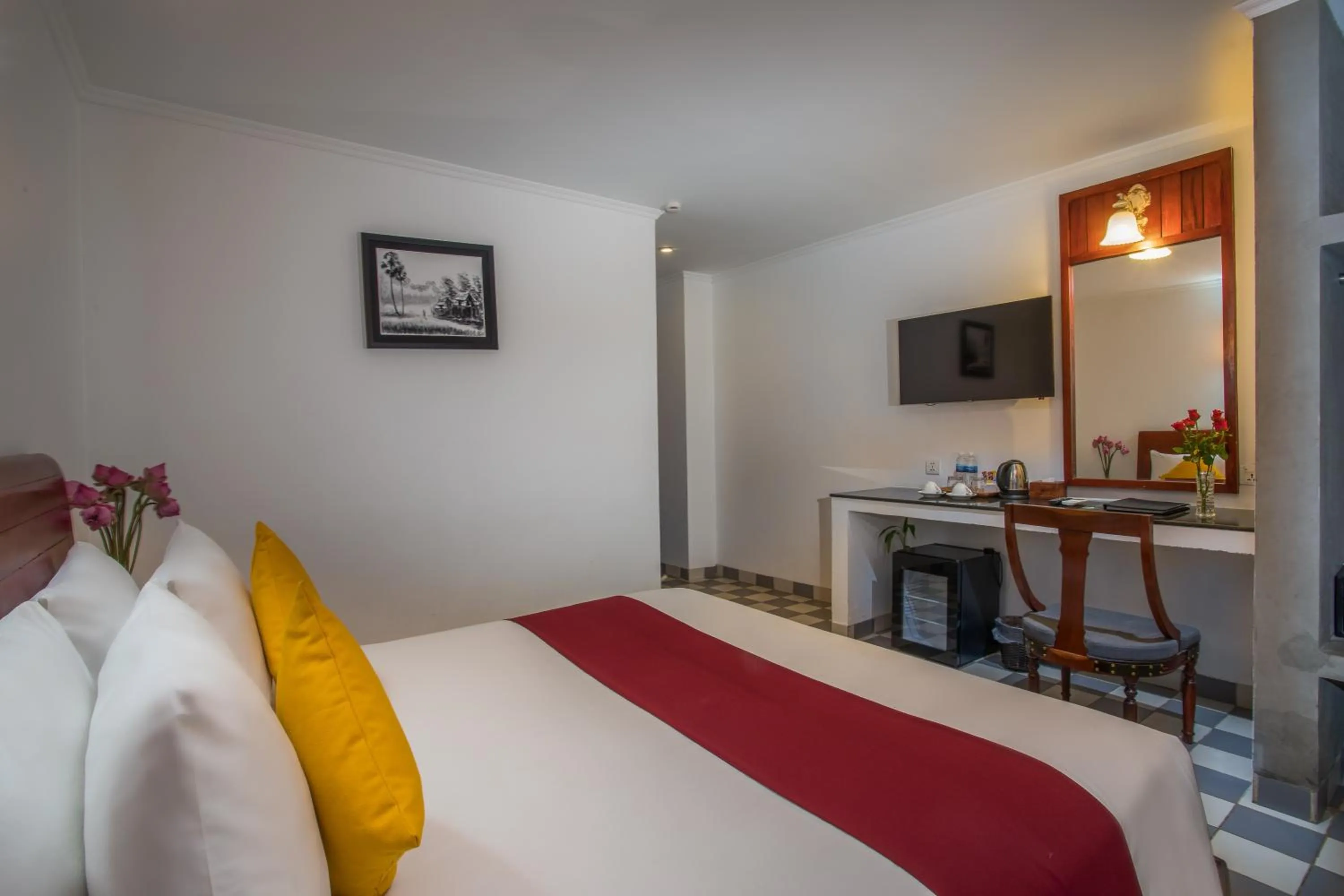 Bedroom in V Hotel Phnom Penh