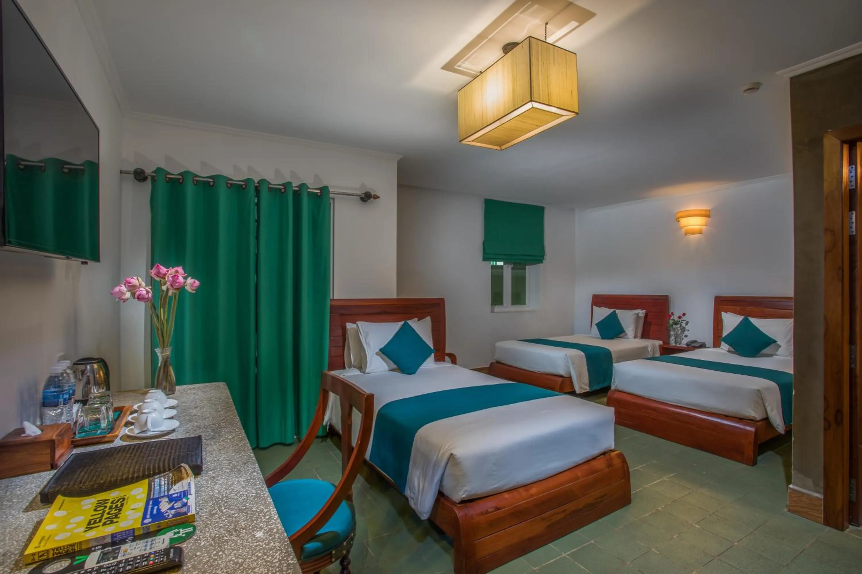 Bedroom in V Hotel Phnom Penh