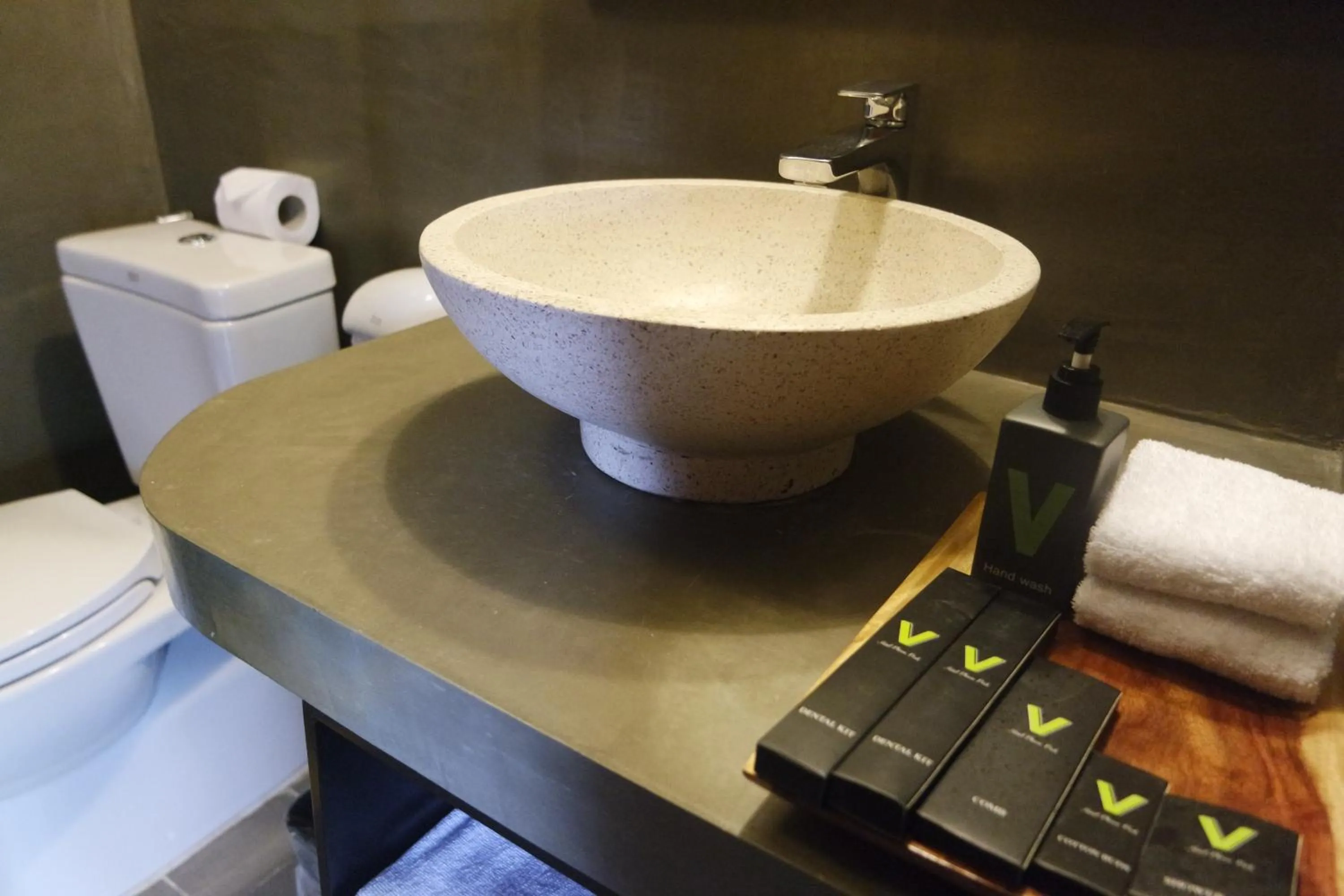 Bathroom in V Hotel Phnom Penh