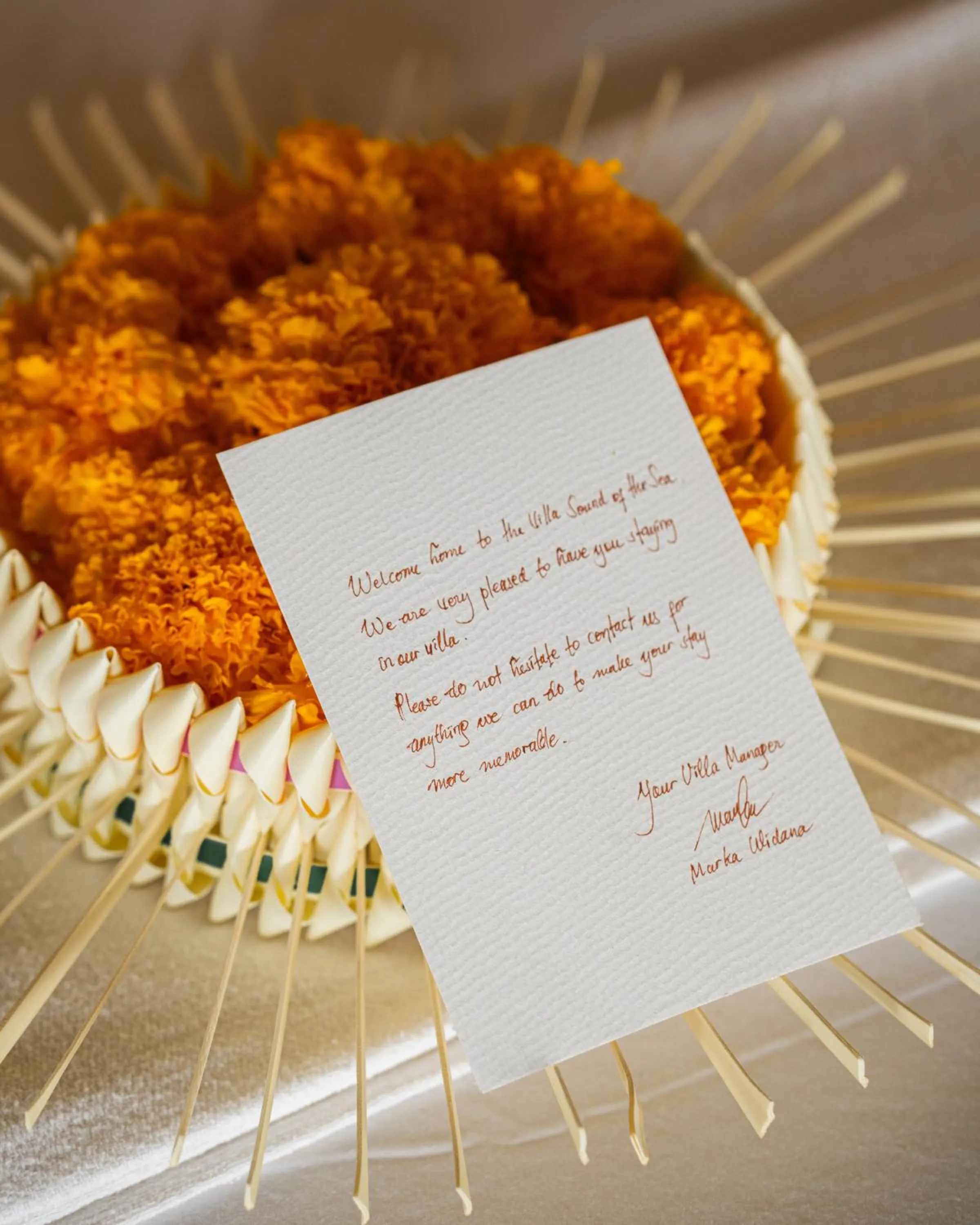 Decorative detail in Sound of The Sea Villa