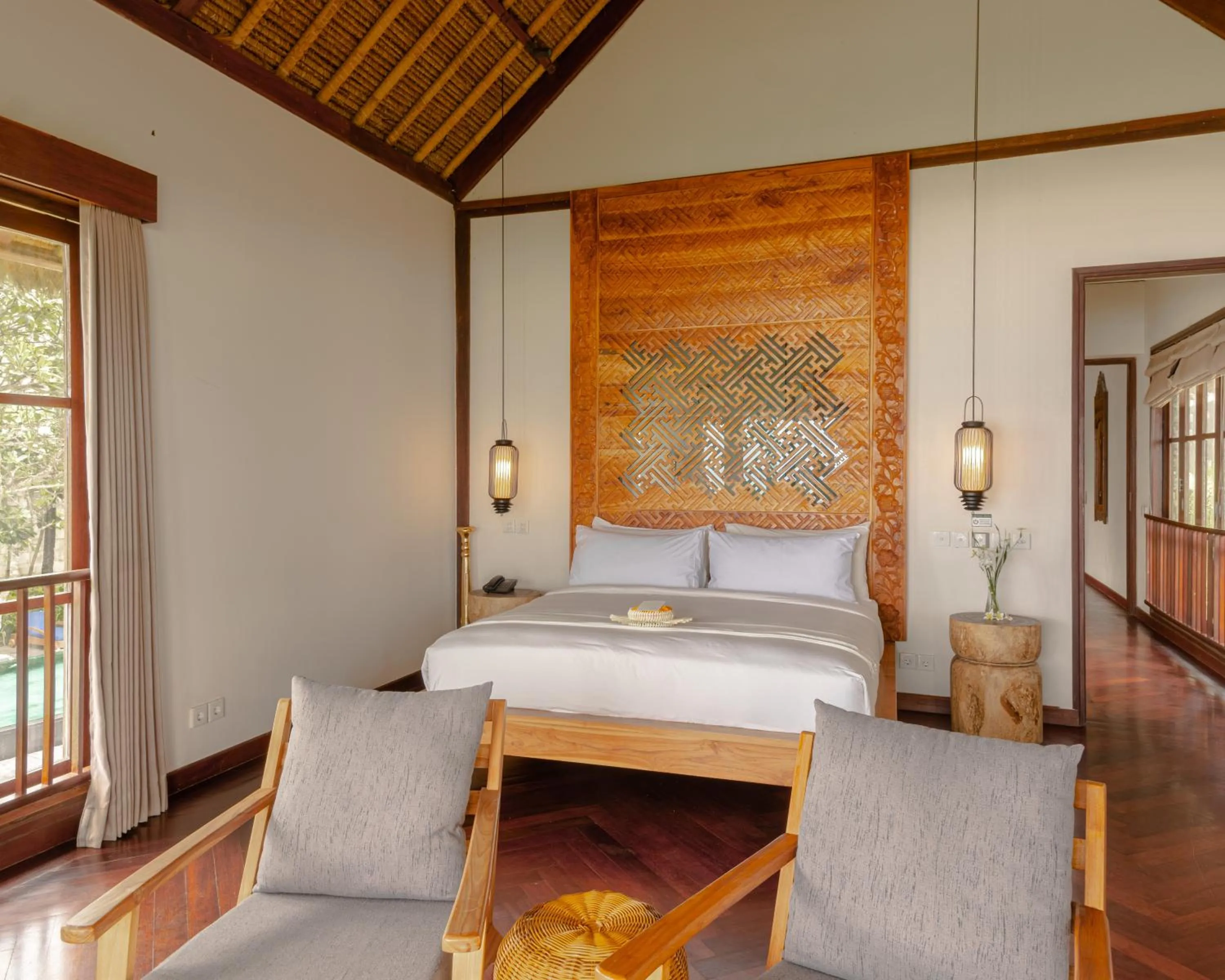 Bed in Sound of The Sea Villa