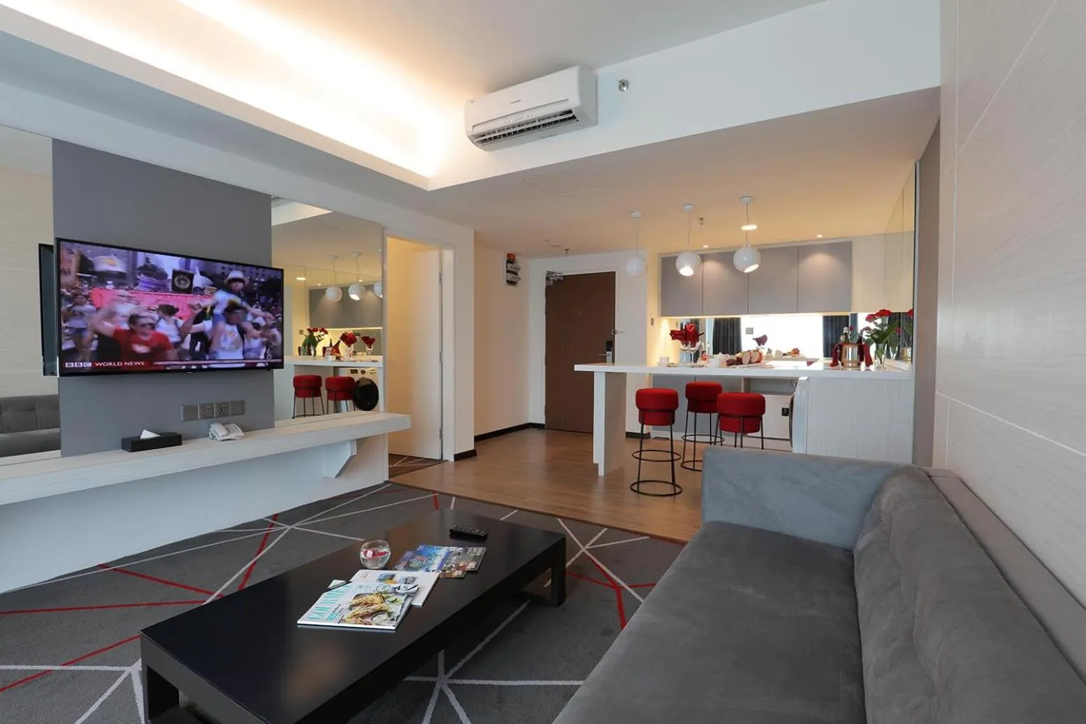 Living room in Amerin Hotel Johor Bahru