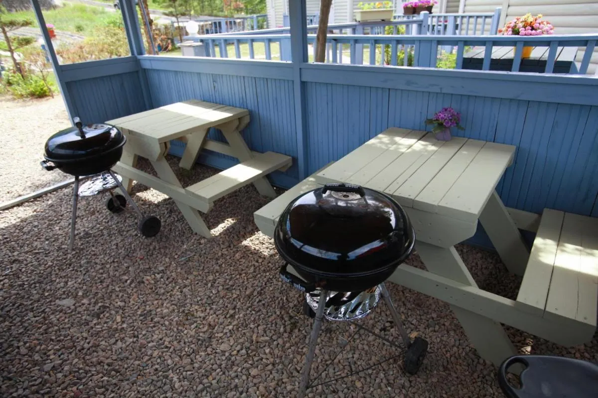 BBQ facilities in Pyeongchang Edelweiss Pension