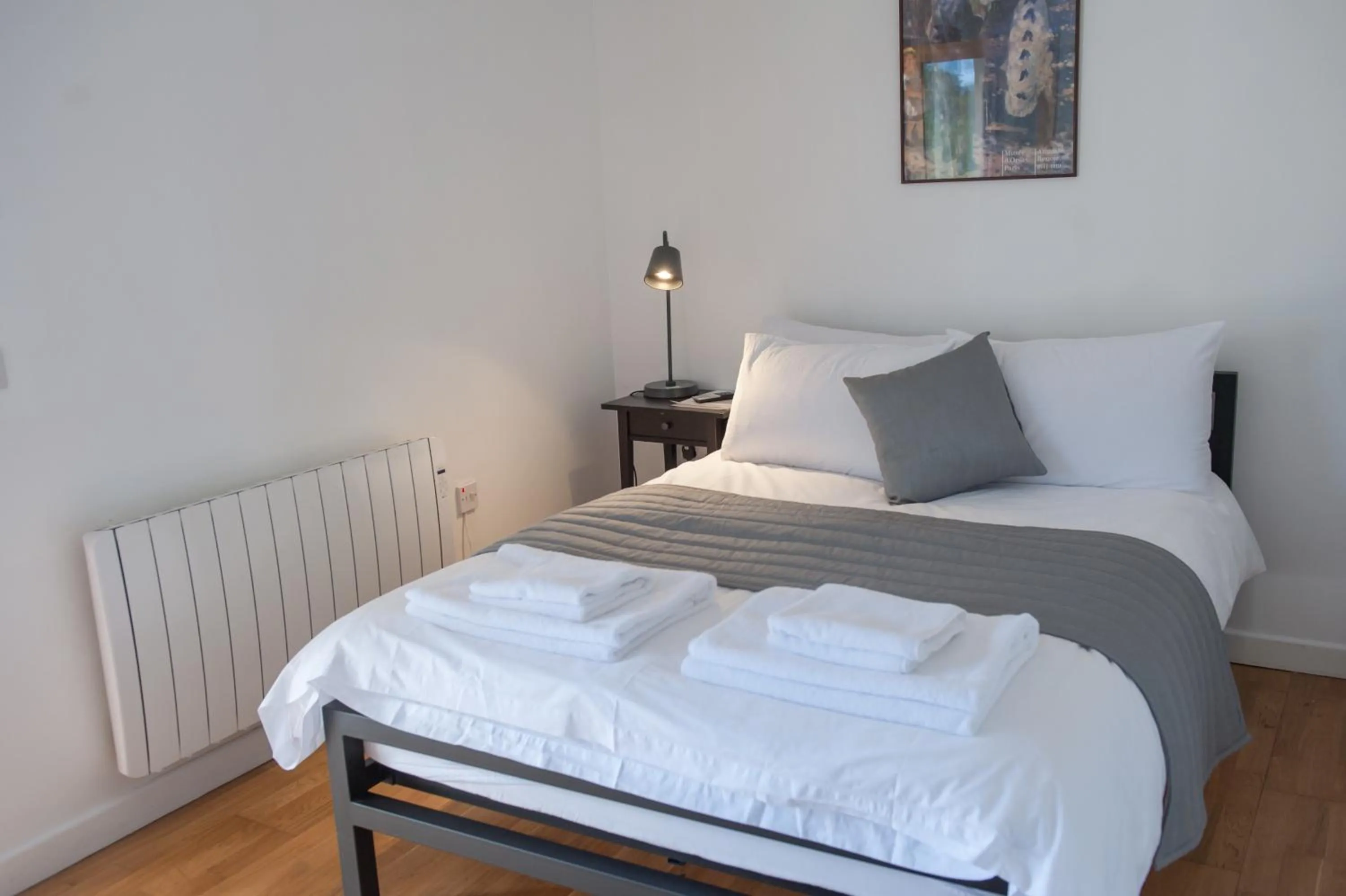 Bed in Cowbridge Cabins