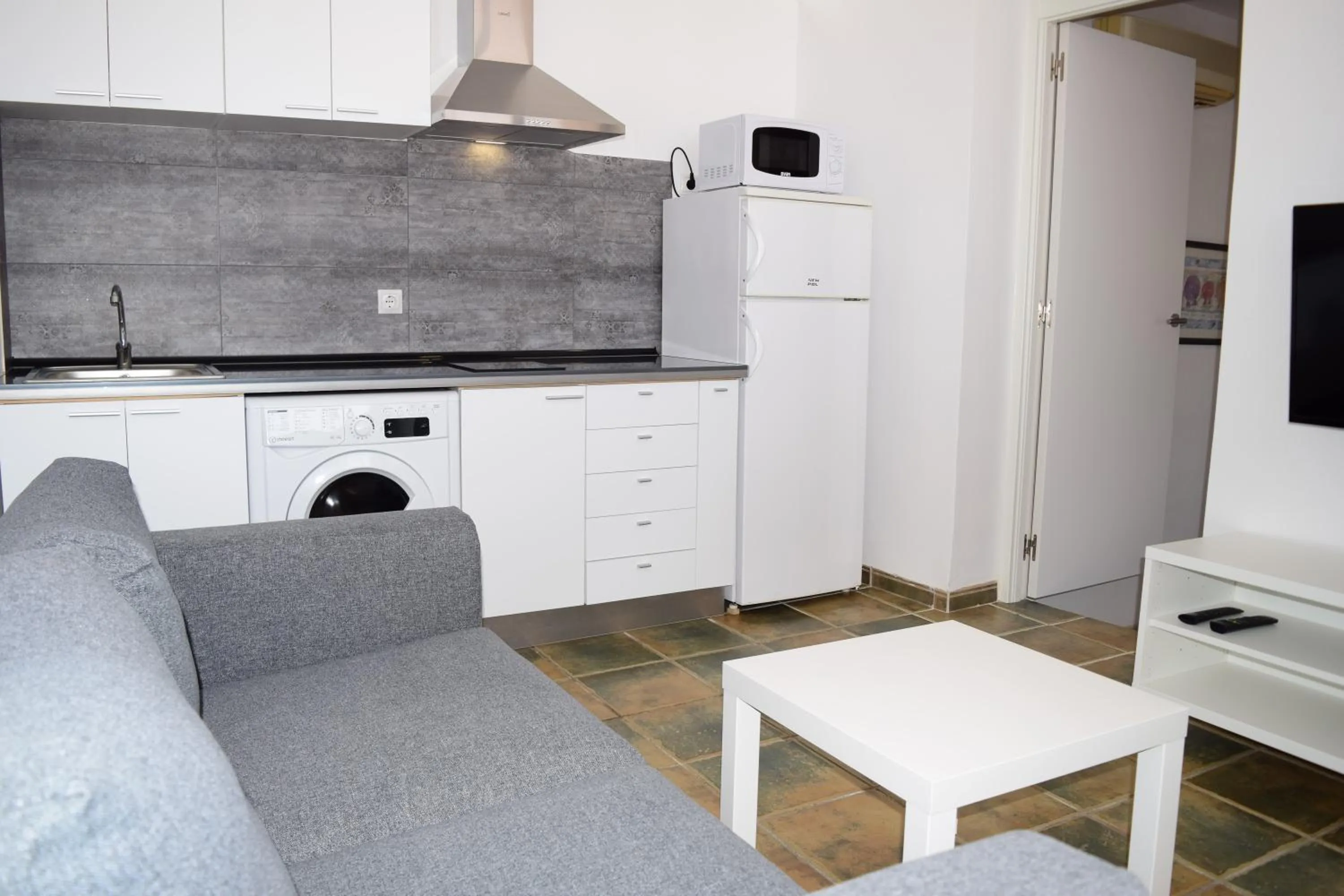 Kitchen or kitchenette in Hotel Mirablau