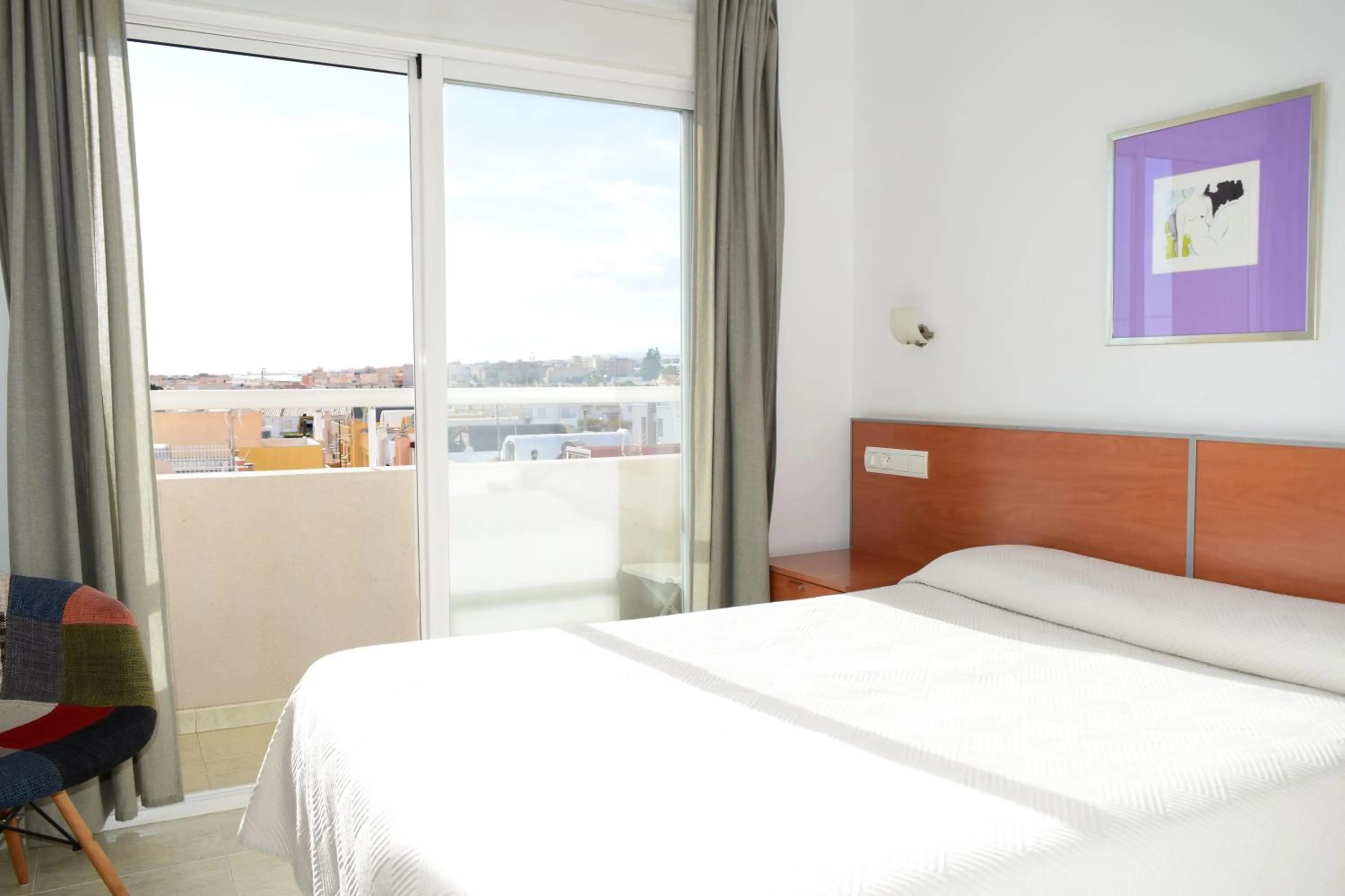 Bed in Hotel Mirablau