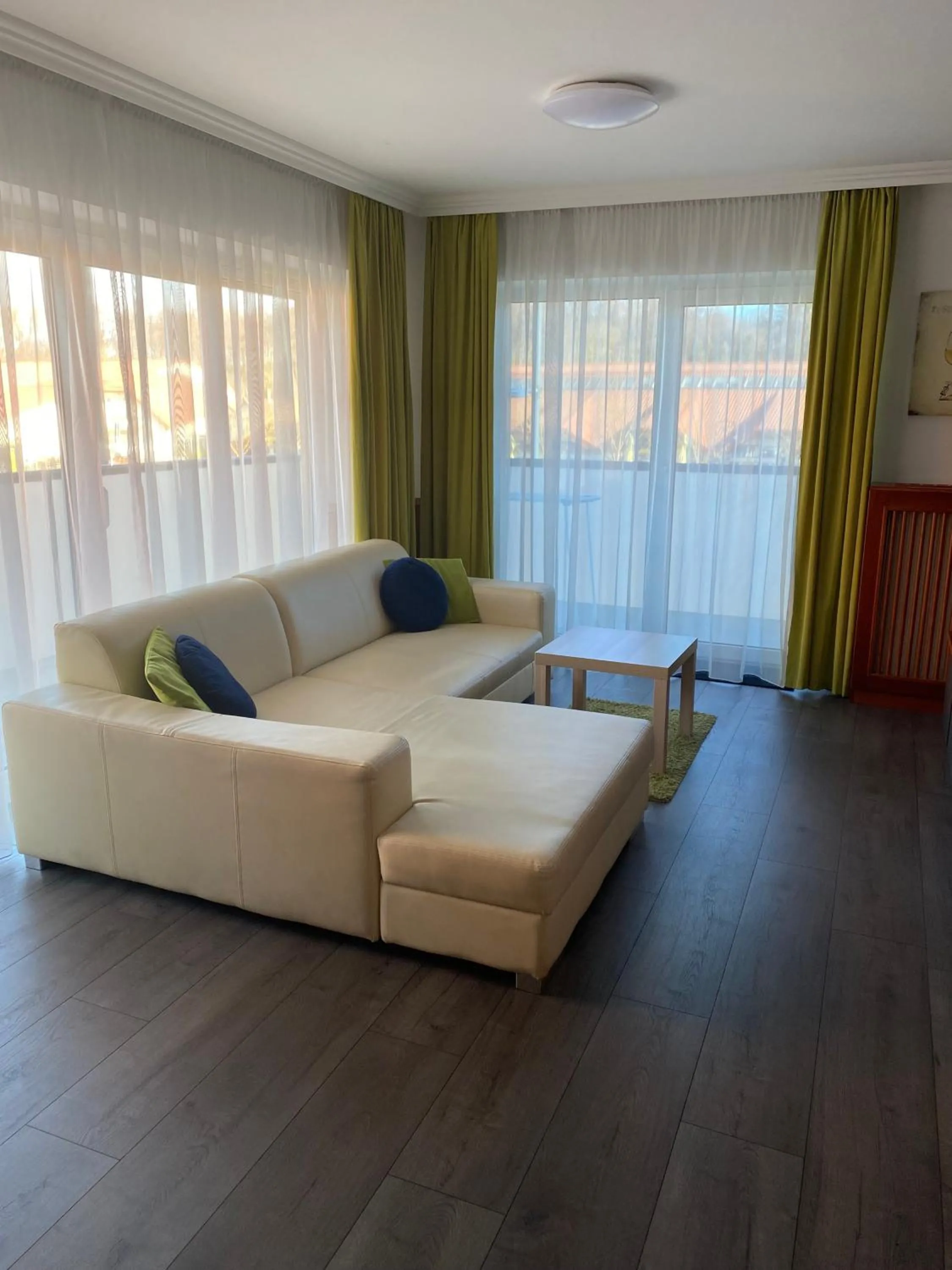 Living room, Bed in Cafe Relax Apartments