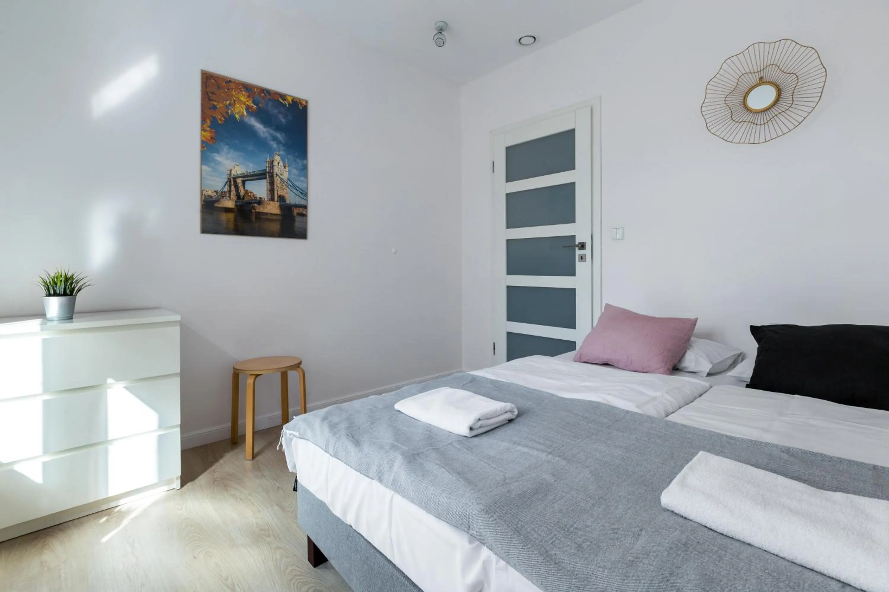 Bed in Wawel Cracow Old City Apartments - Friendhouse Apartments