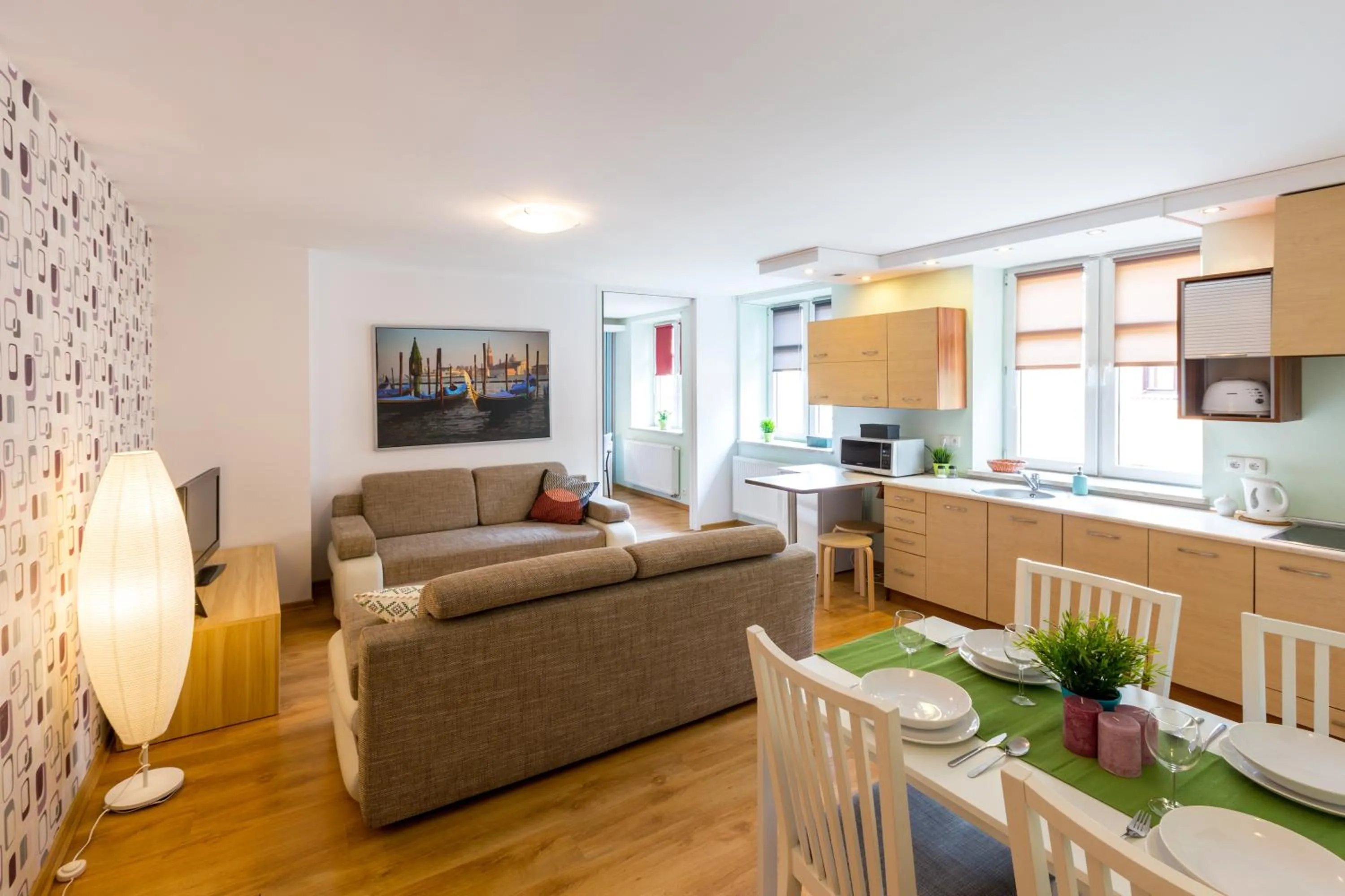 Living room in Wawel Cracow Old City Apartments - Friendhouse Apartments