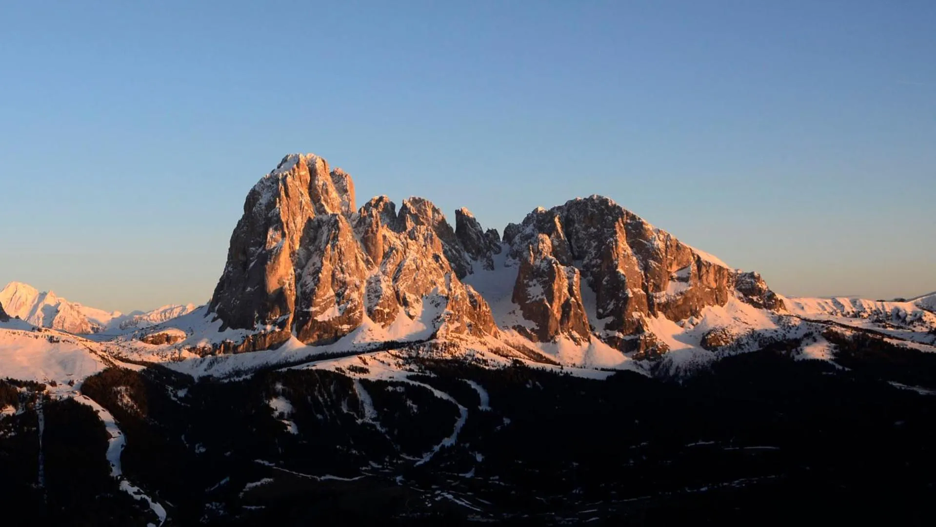 Mountain view in Hotel Garni Ruscel