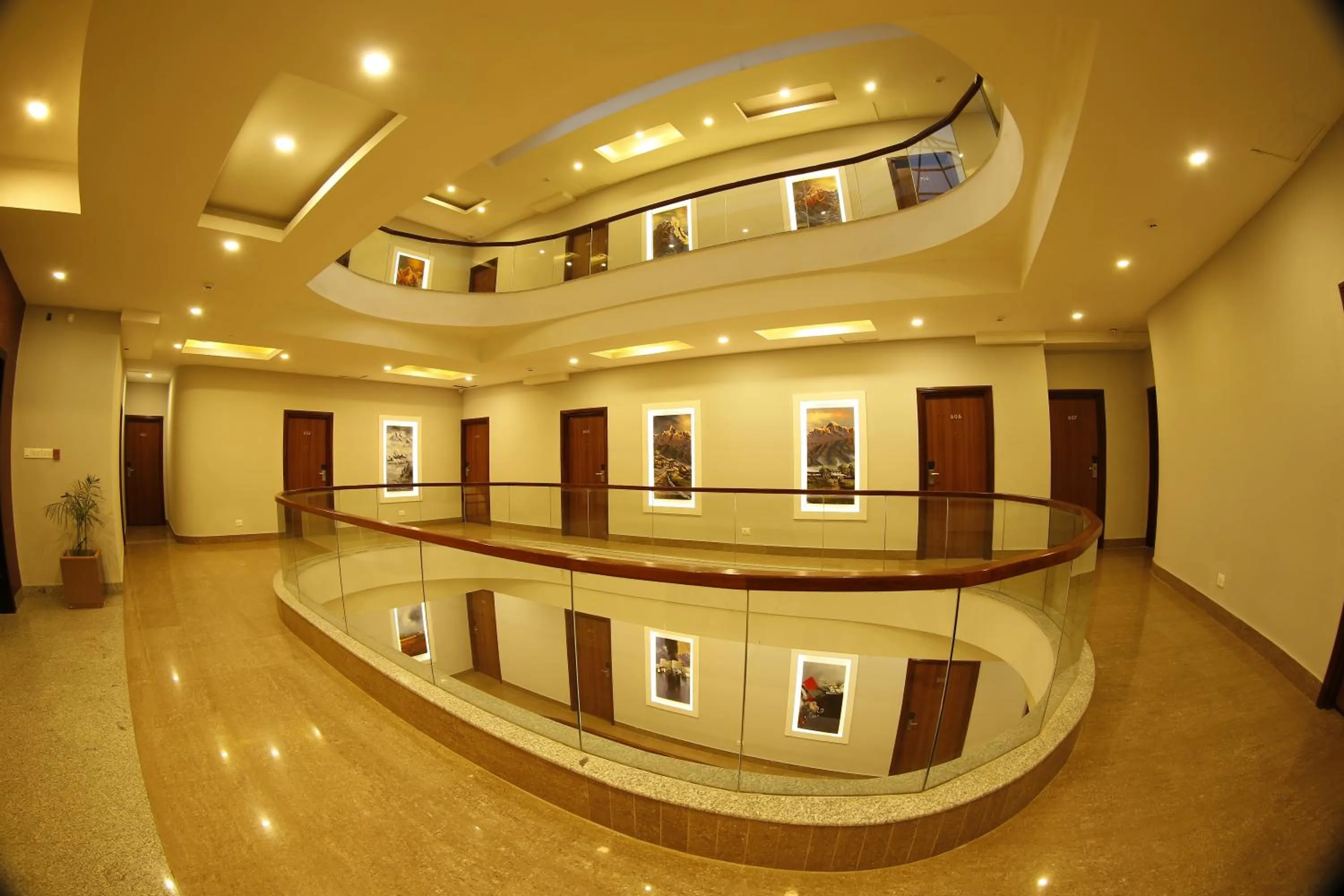 On site in Hotel Arts Kathmandu