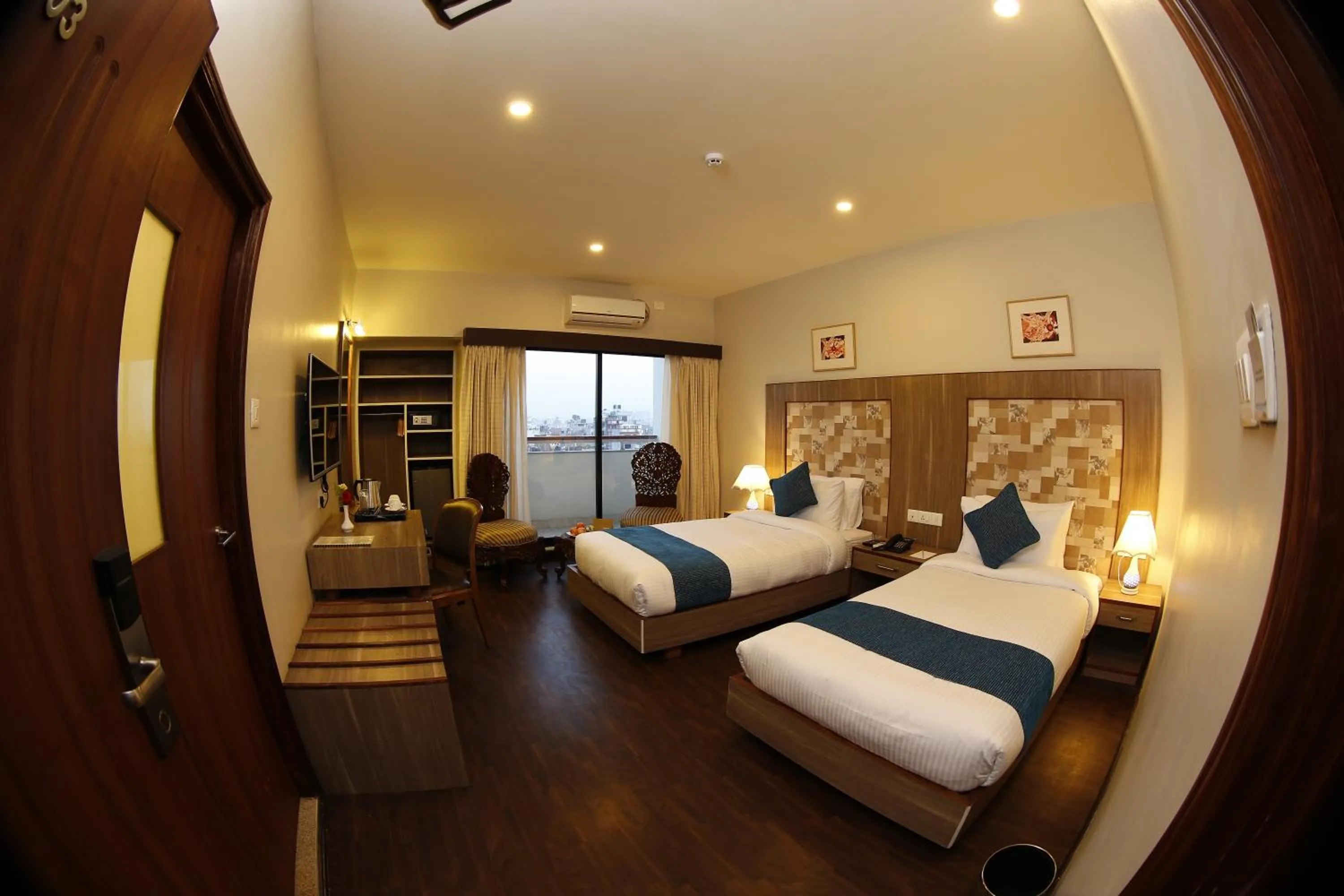 Photo of the whole room, Bed in Hotel Arts Kathmandu