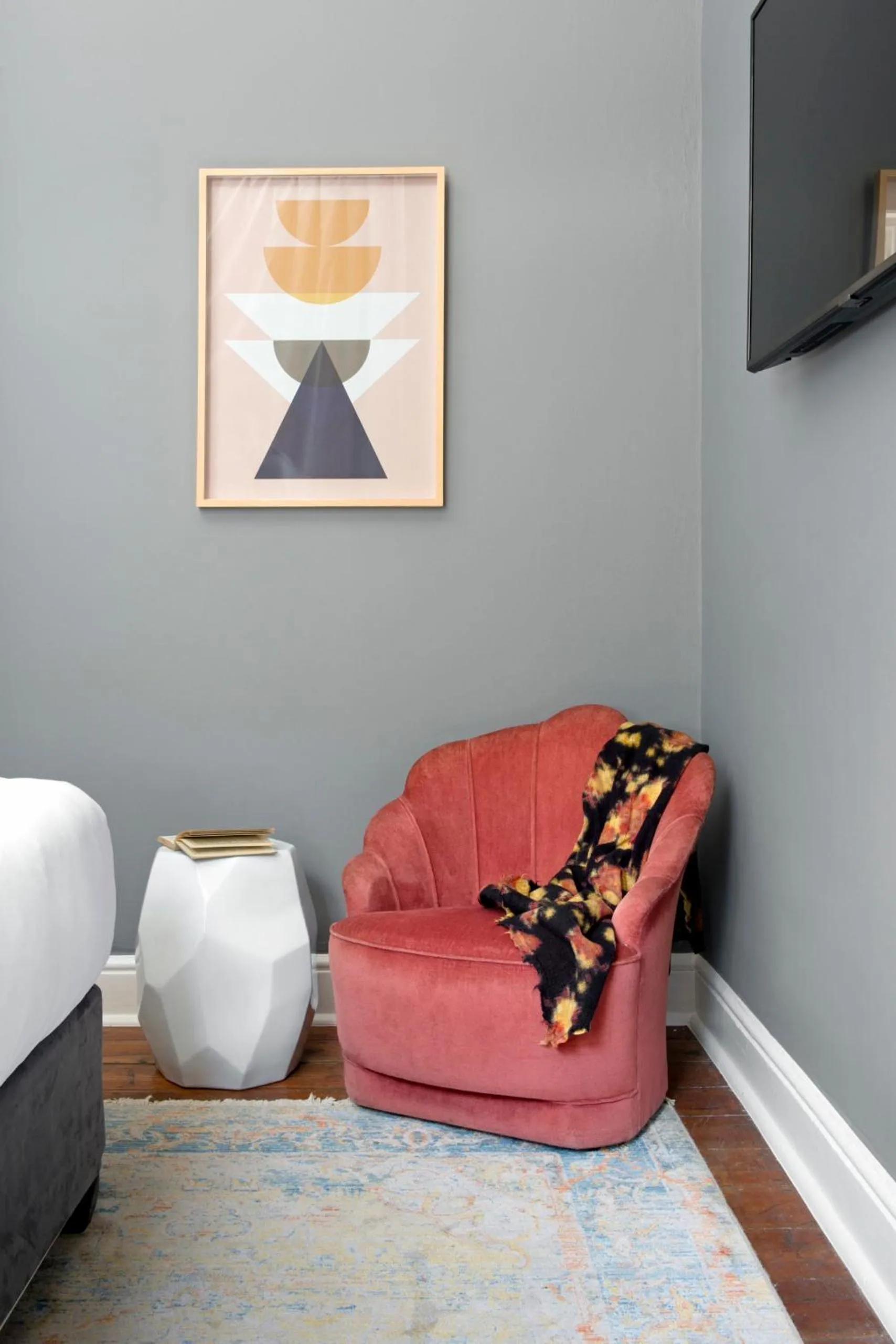 Seating area in Harpers House