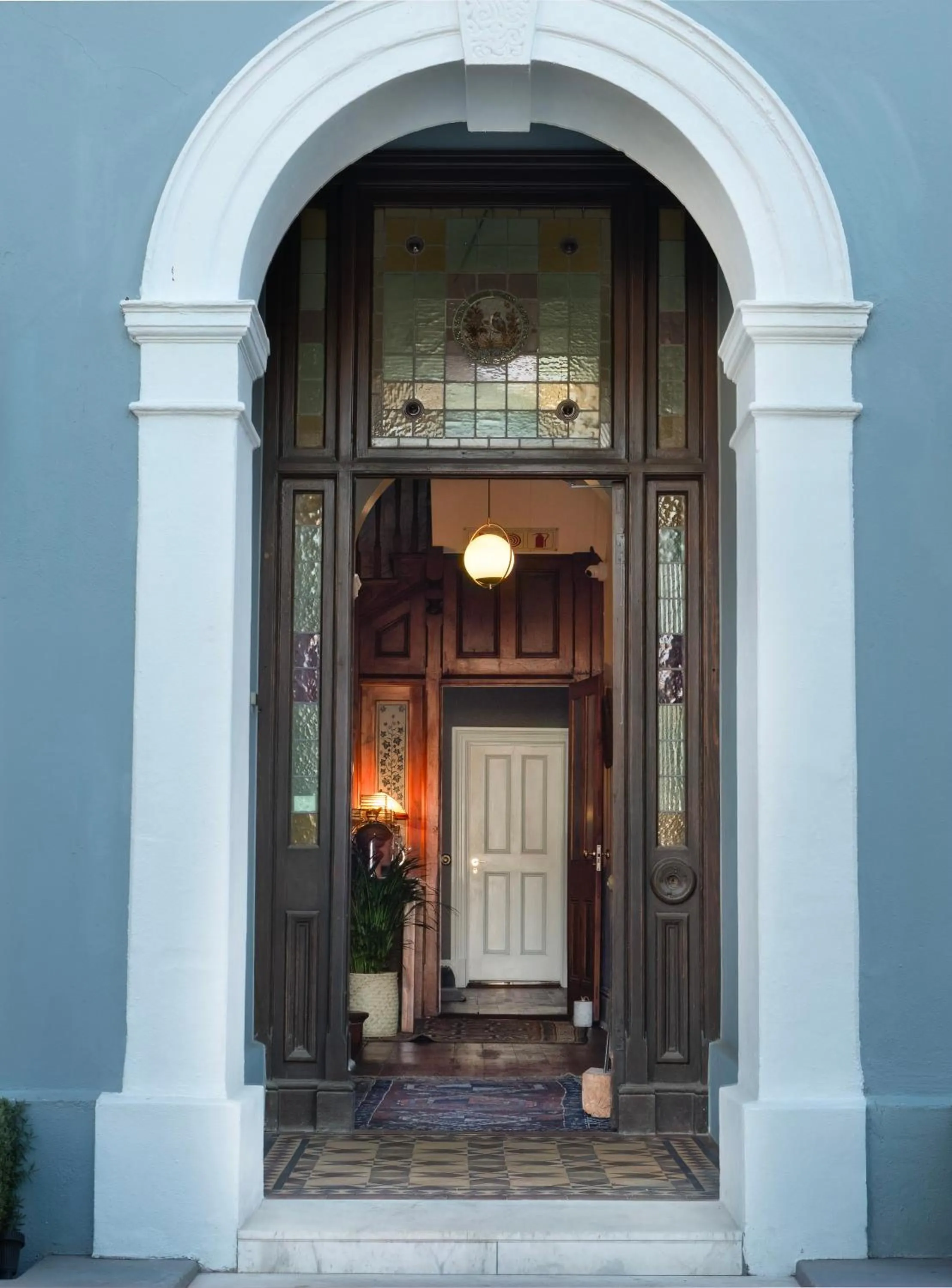 Facade/entrance in Harpers House