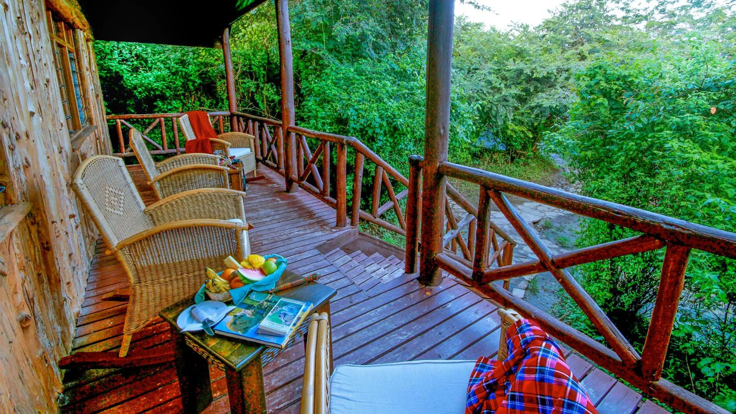 Patio in Mara Leisure Camp