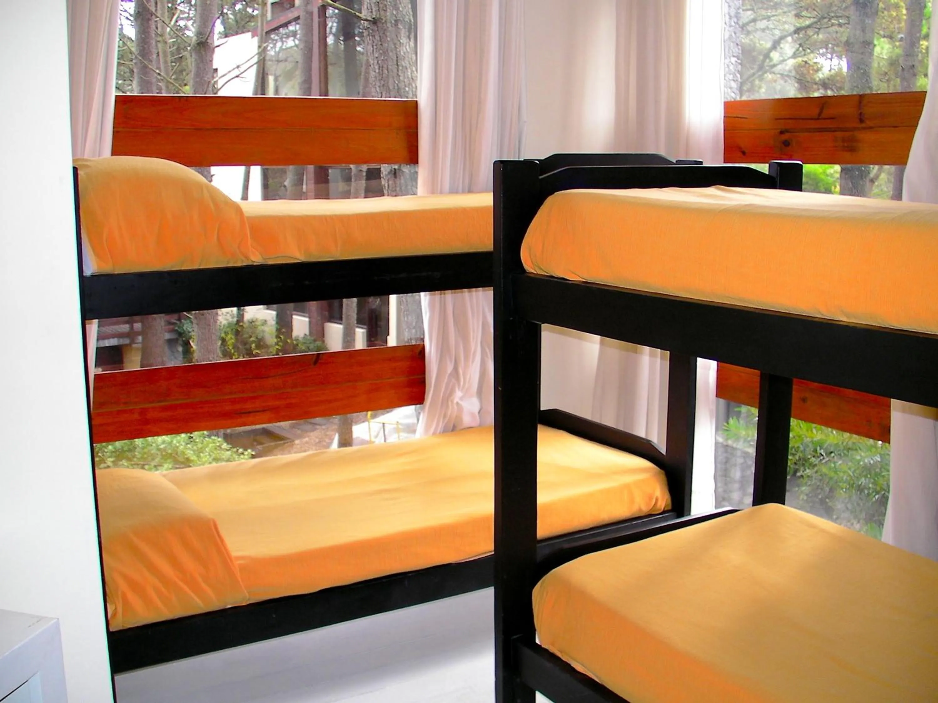 Bedroom, Bed in Altos Medanos Cabañas & Club de Bosque