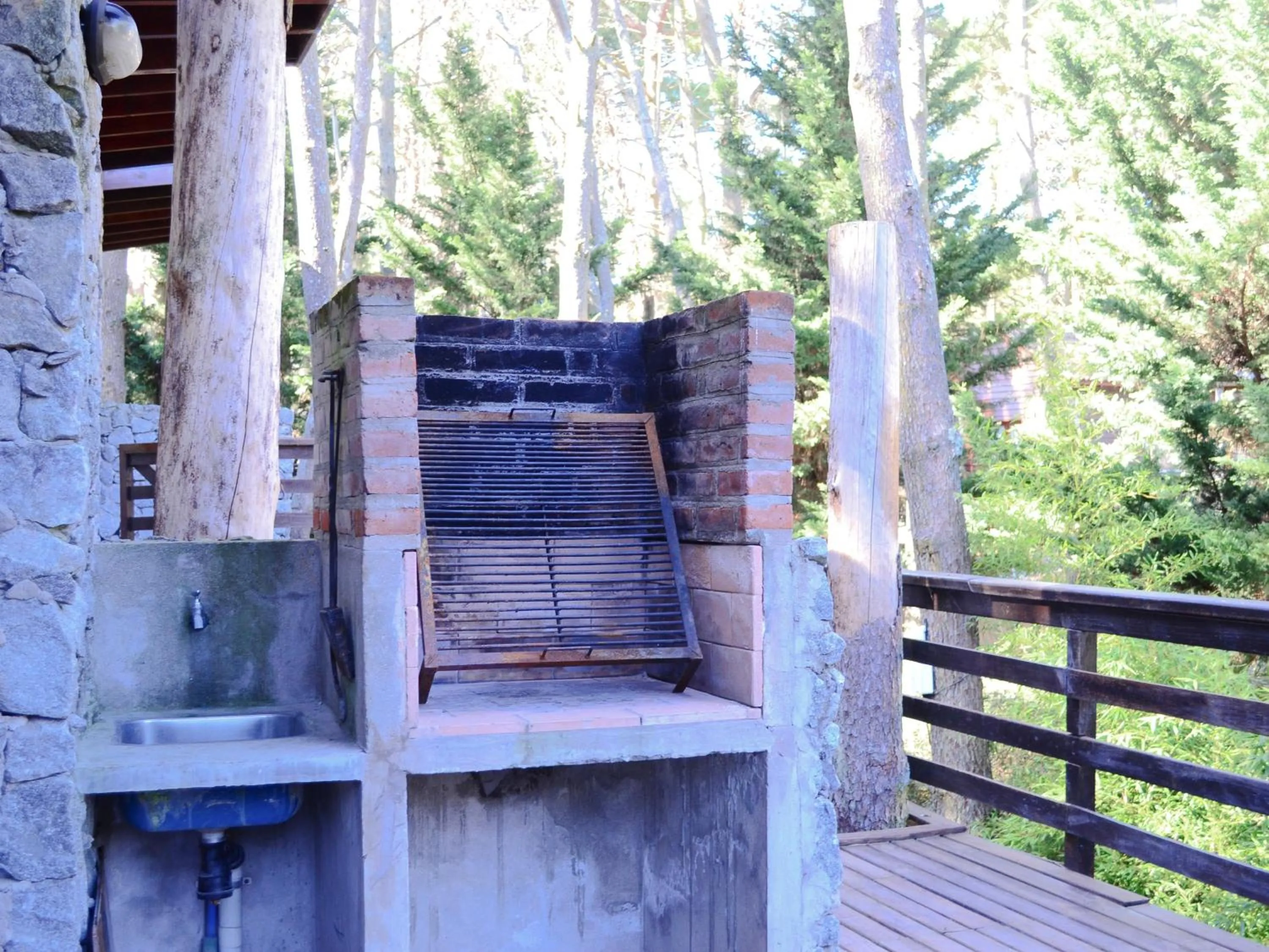 BBQ facilities in Altos Medanos Cabañas & Club de Bosque