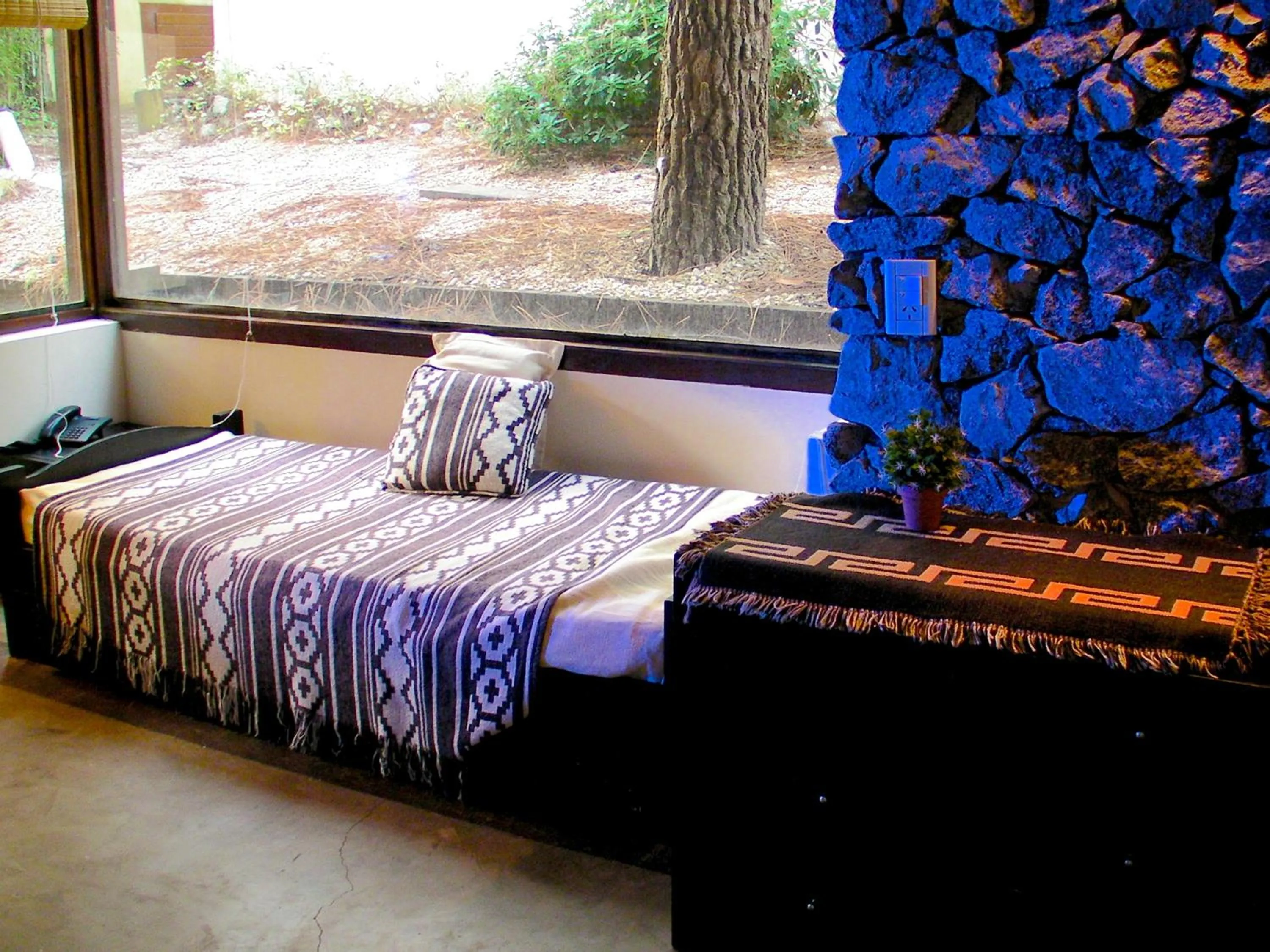 Day, Bed in Altos Medanos Cabañas & Club de Bosque