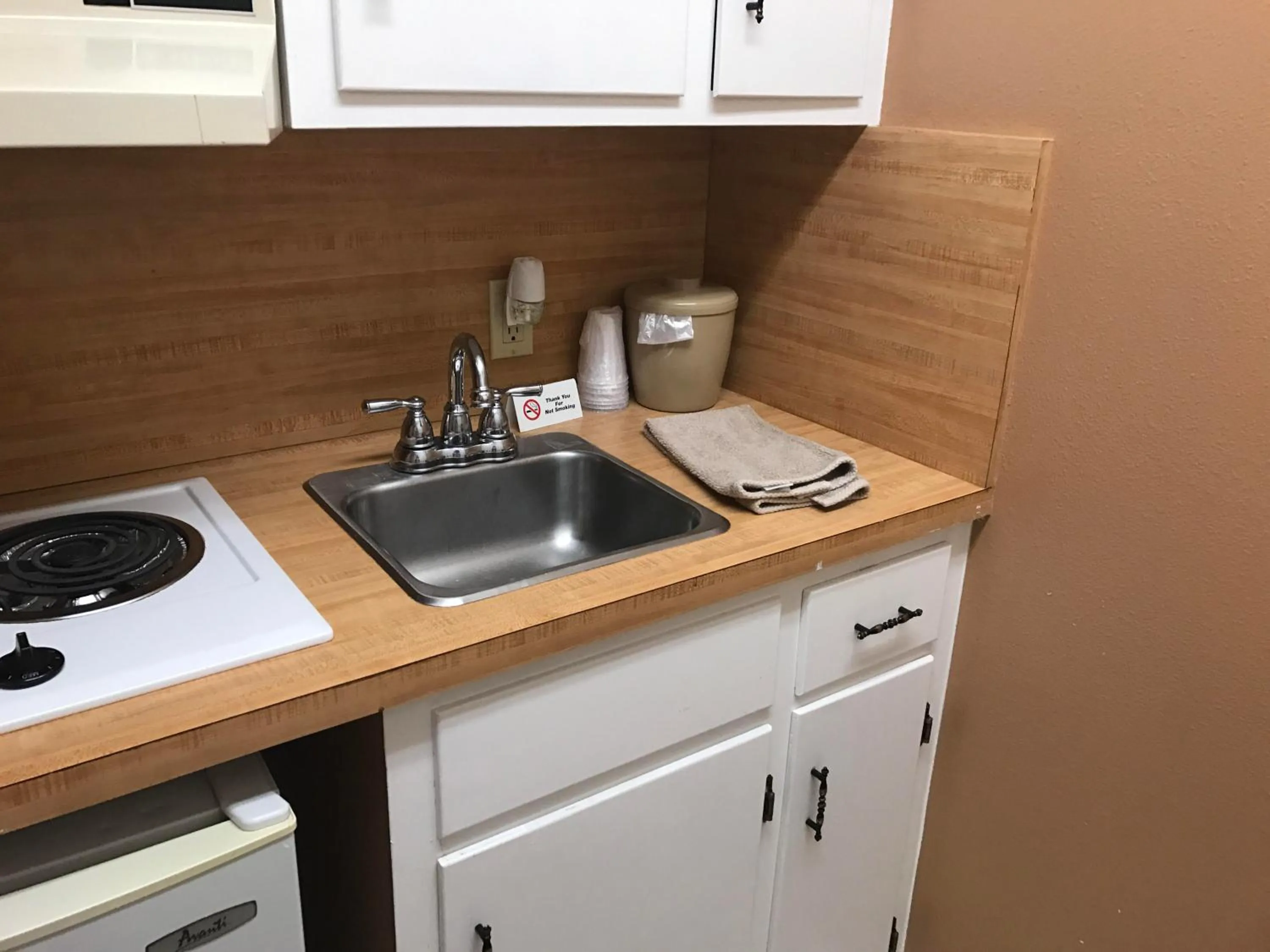 Kitchen or kitchenette in Hotel Kitsmiller on Main