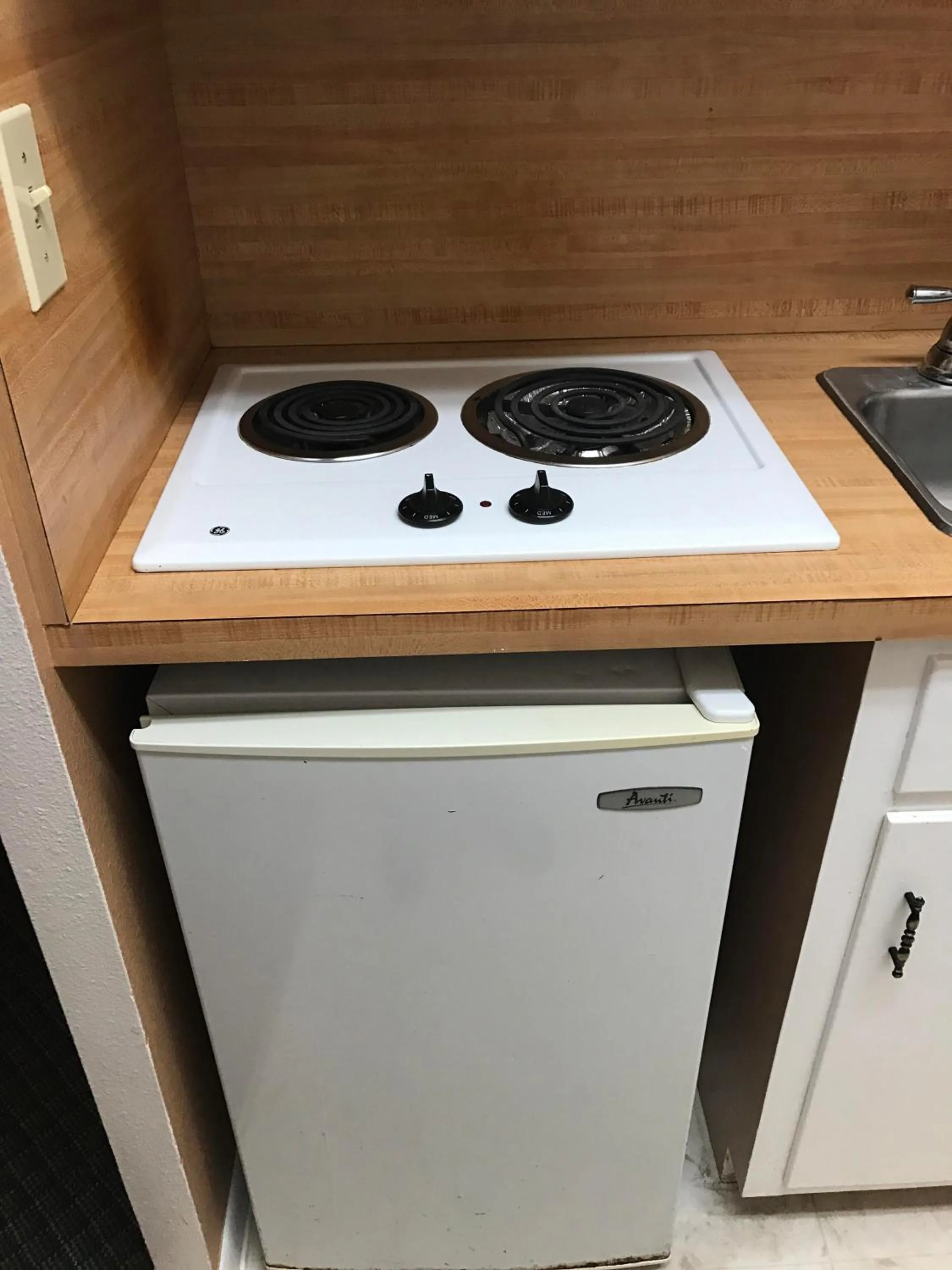 Kitchen or kitchenette in Hotel Kitsmiller on Main