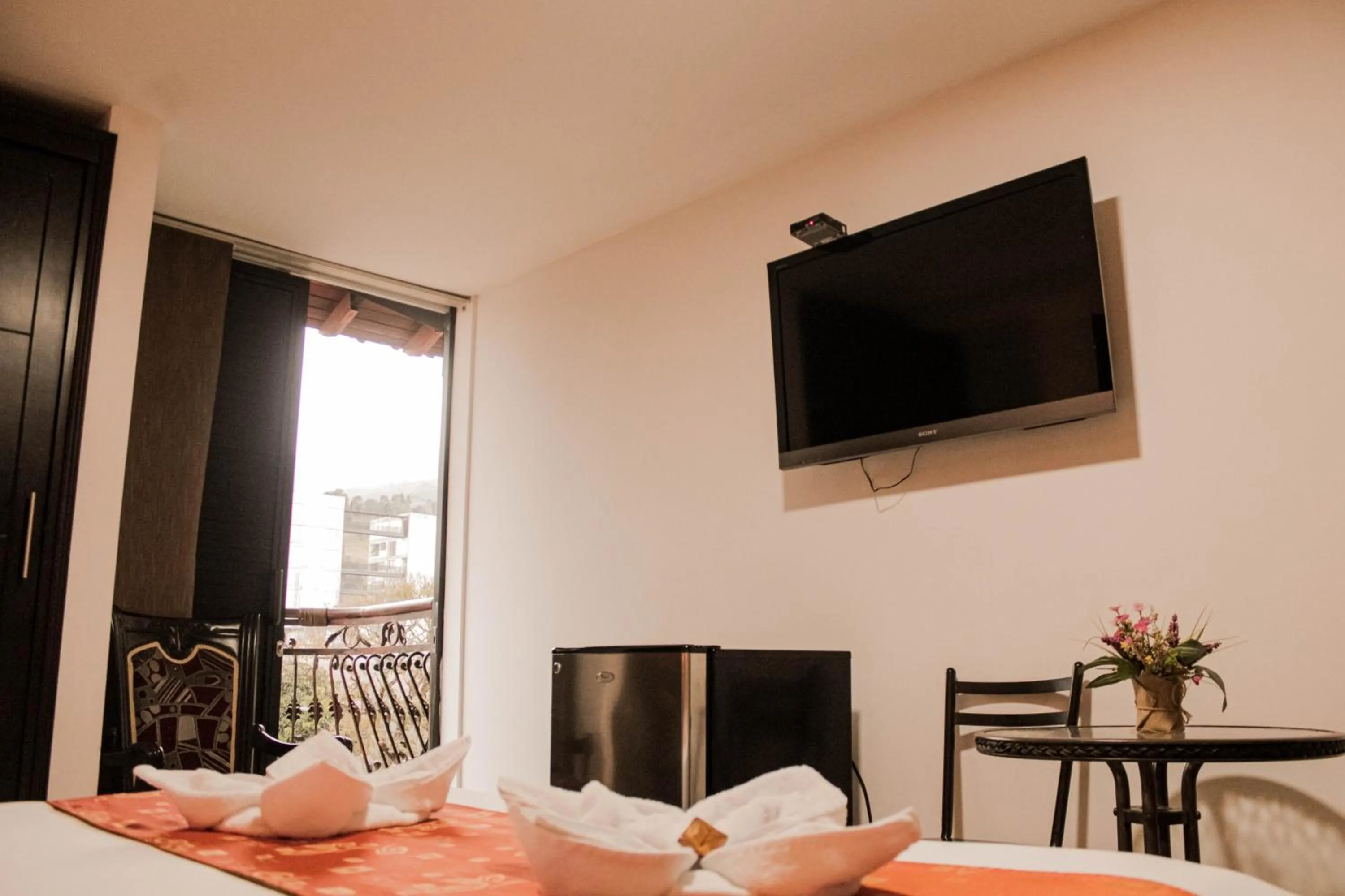 Bed in Hotel Plaza Garibaldi