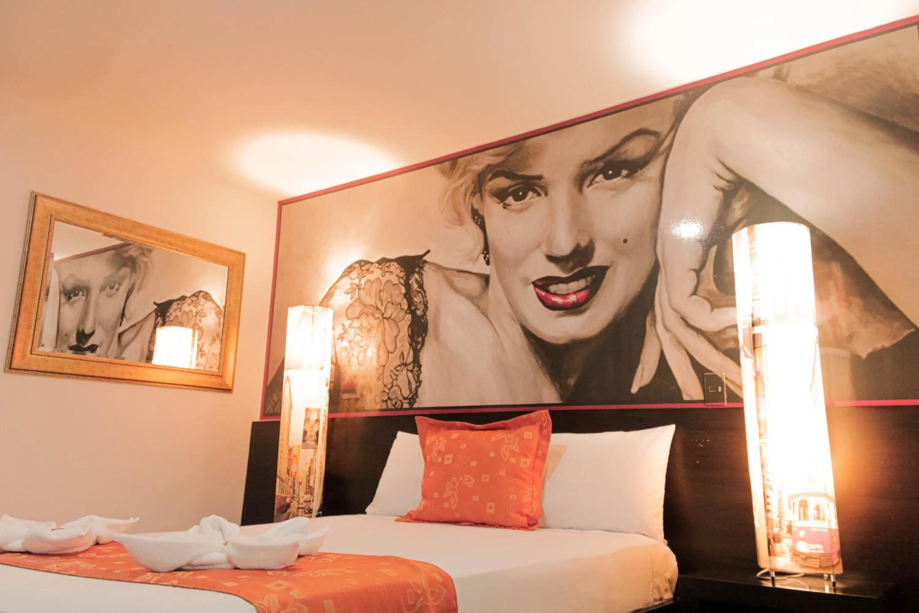 Bed in Hotel Plaza Garibaldi