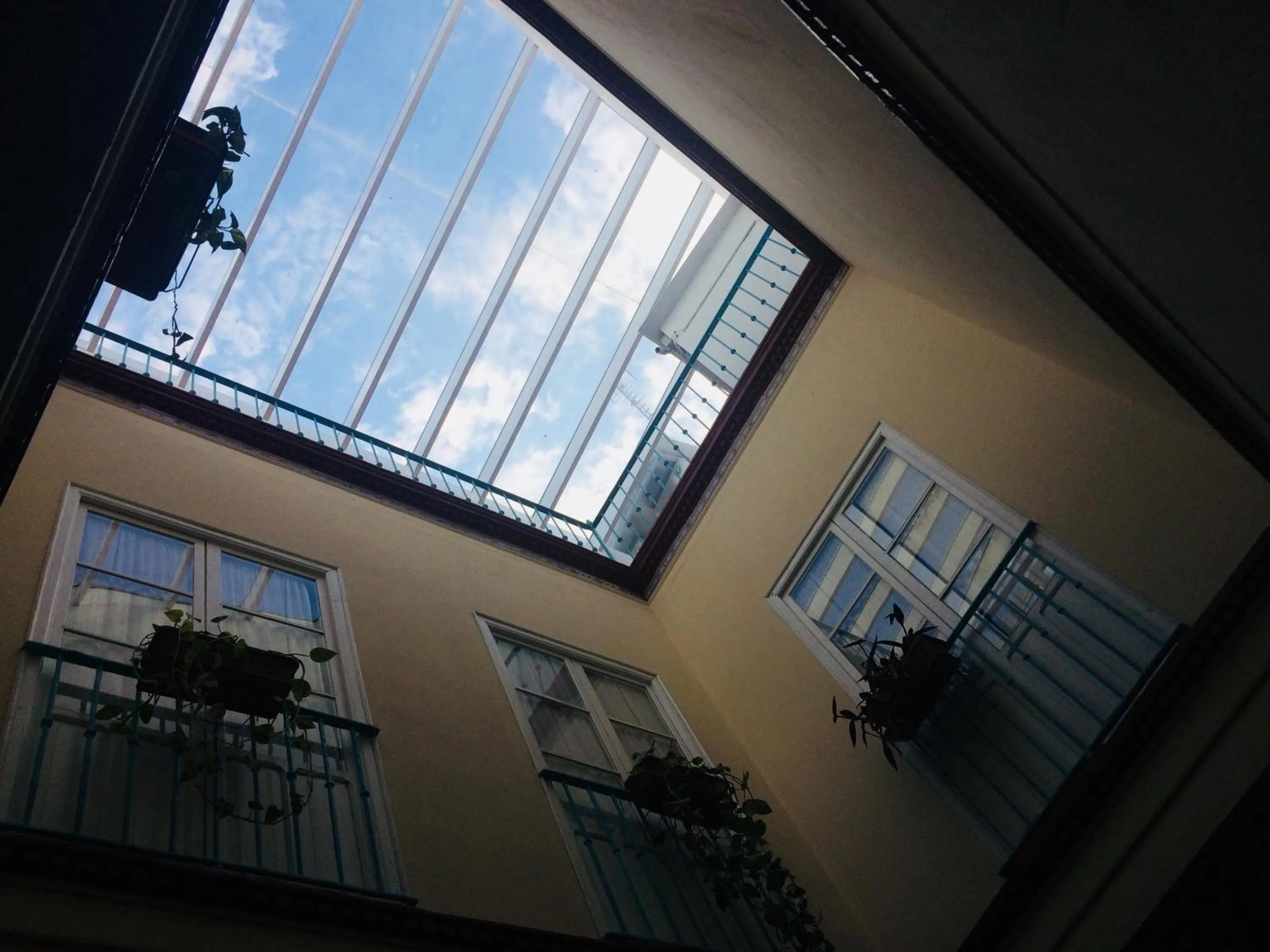 Patio in Pension Azahar