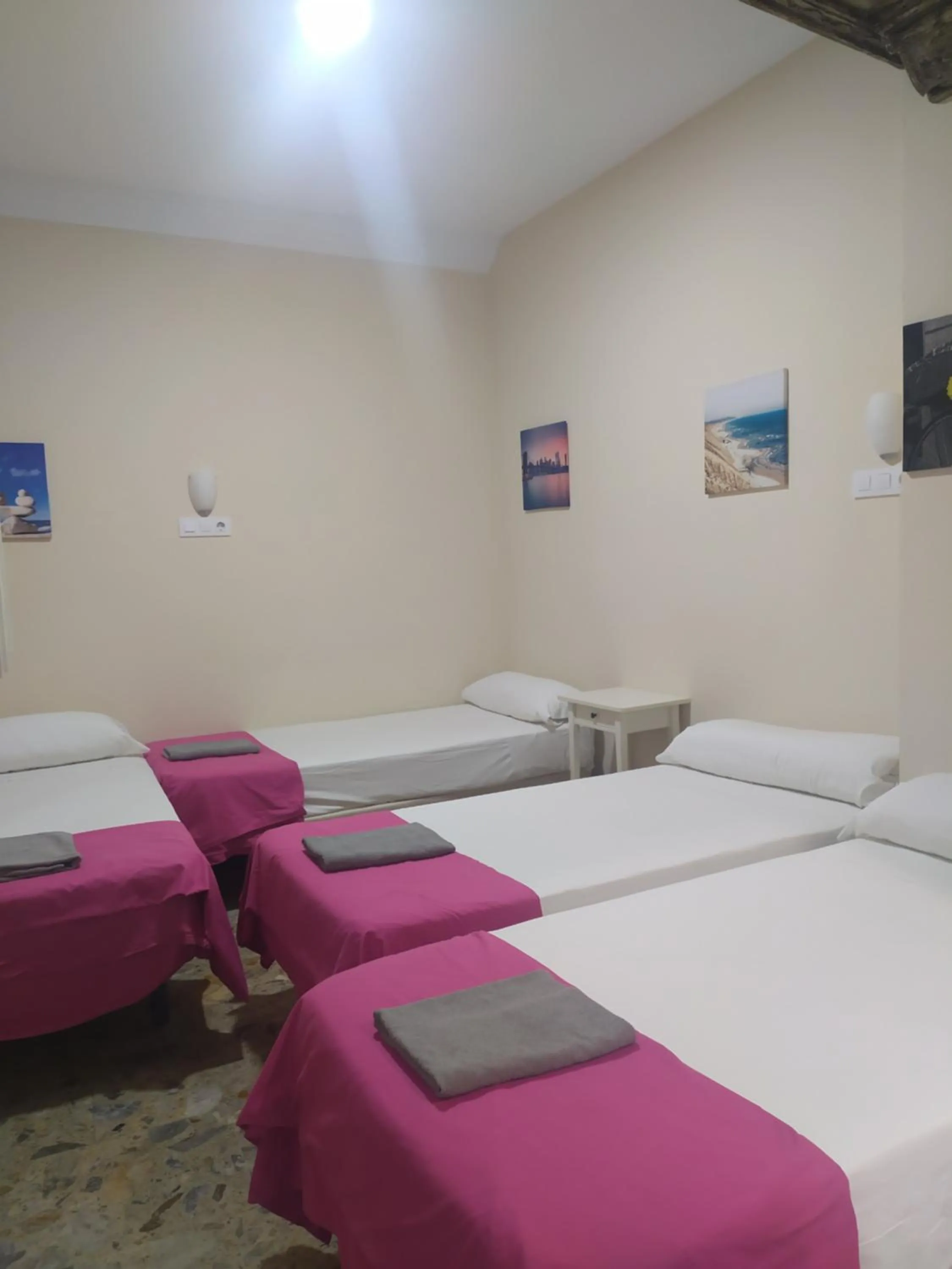 Bed in Pension Azahar