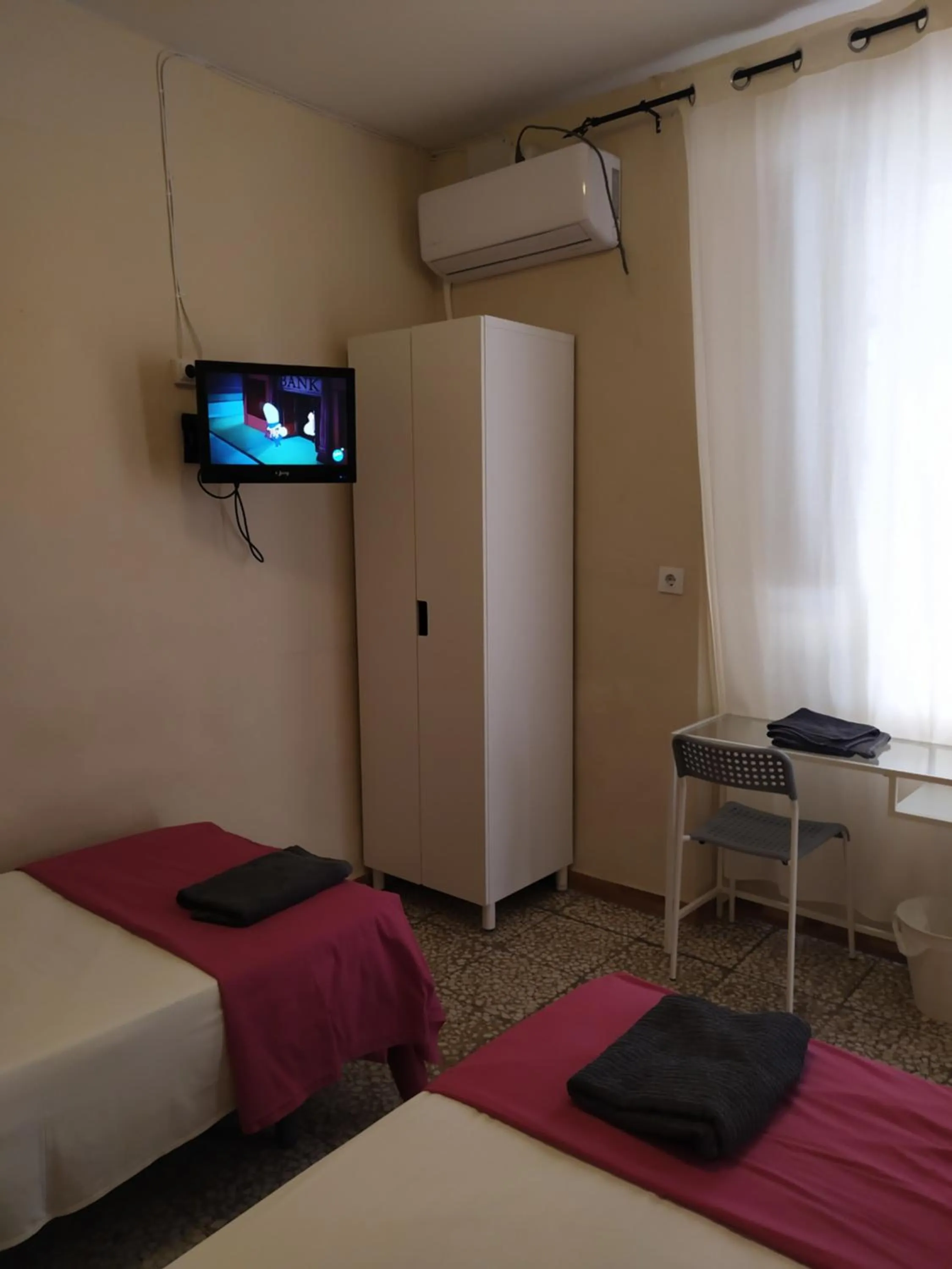 Bed in Pension Azahar