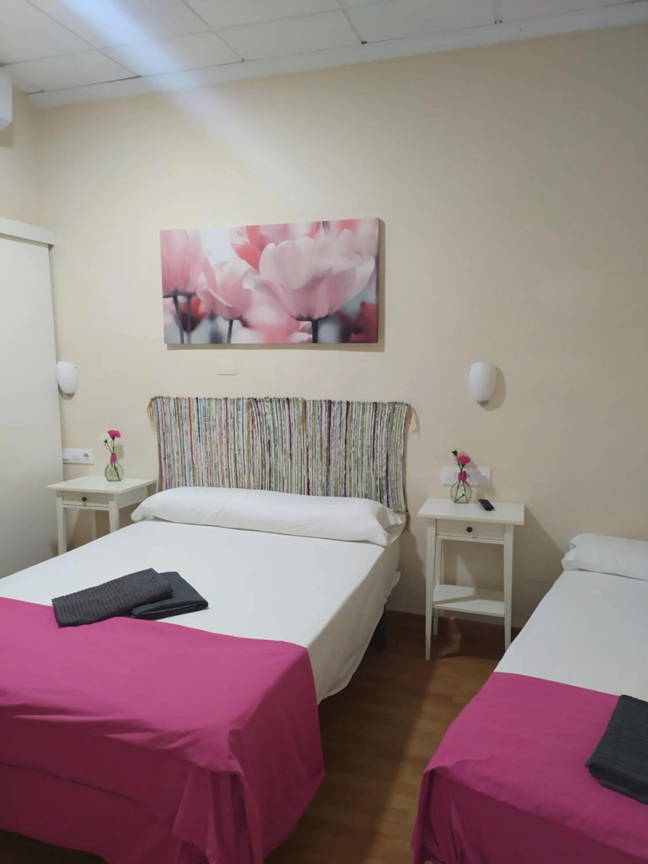 Bed in Pension Azahar