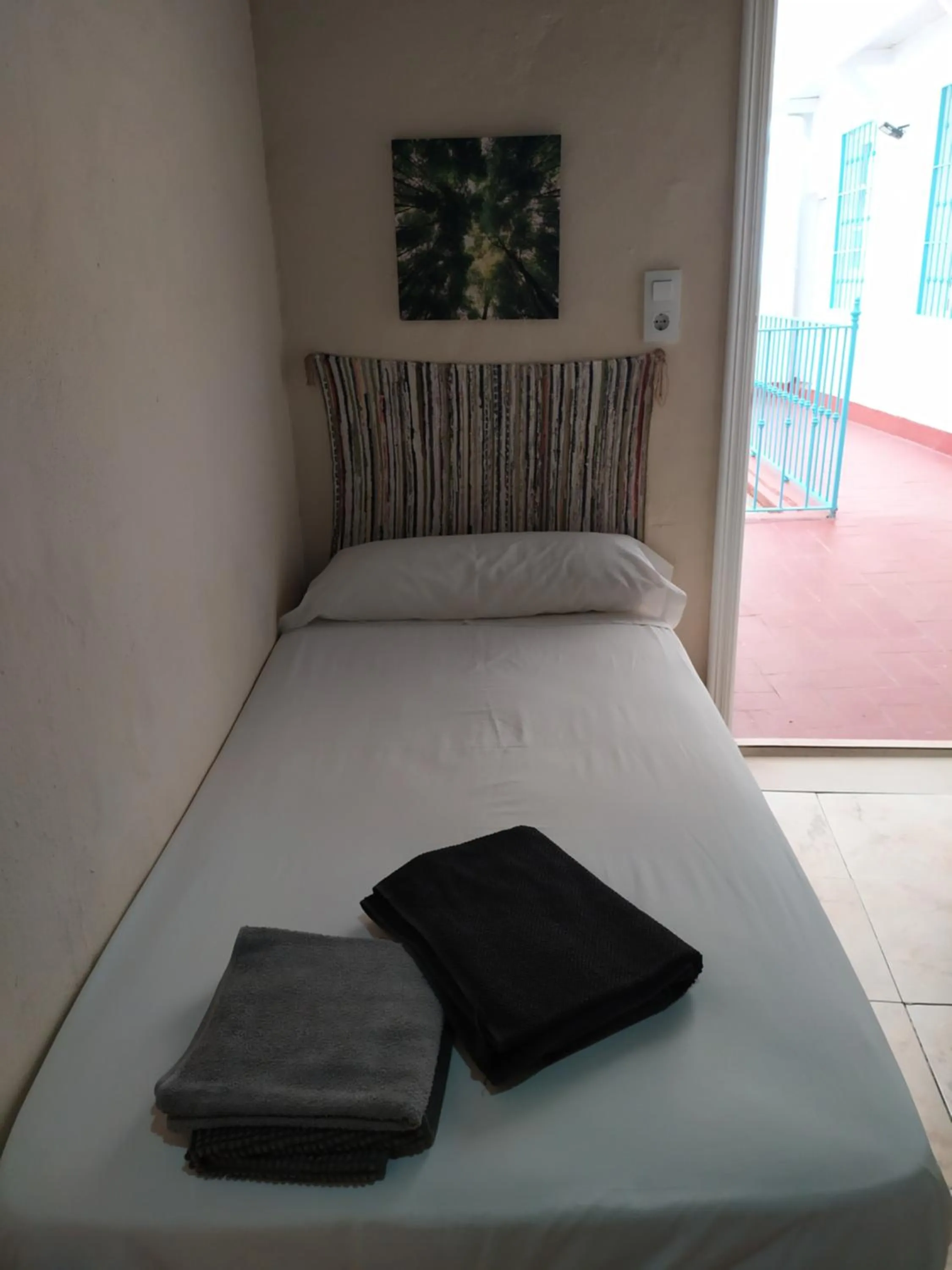 Bed in Pension Azahar