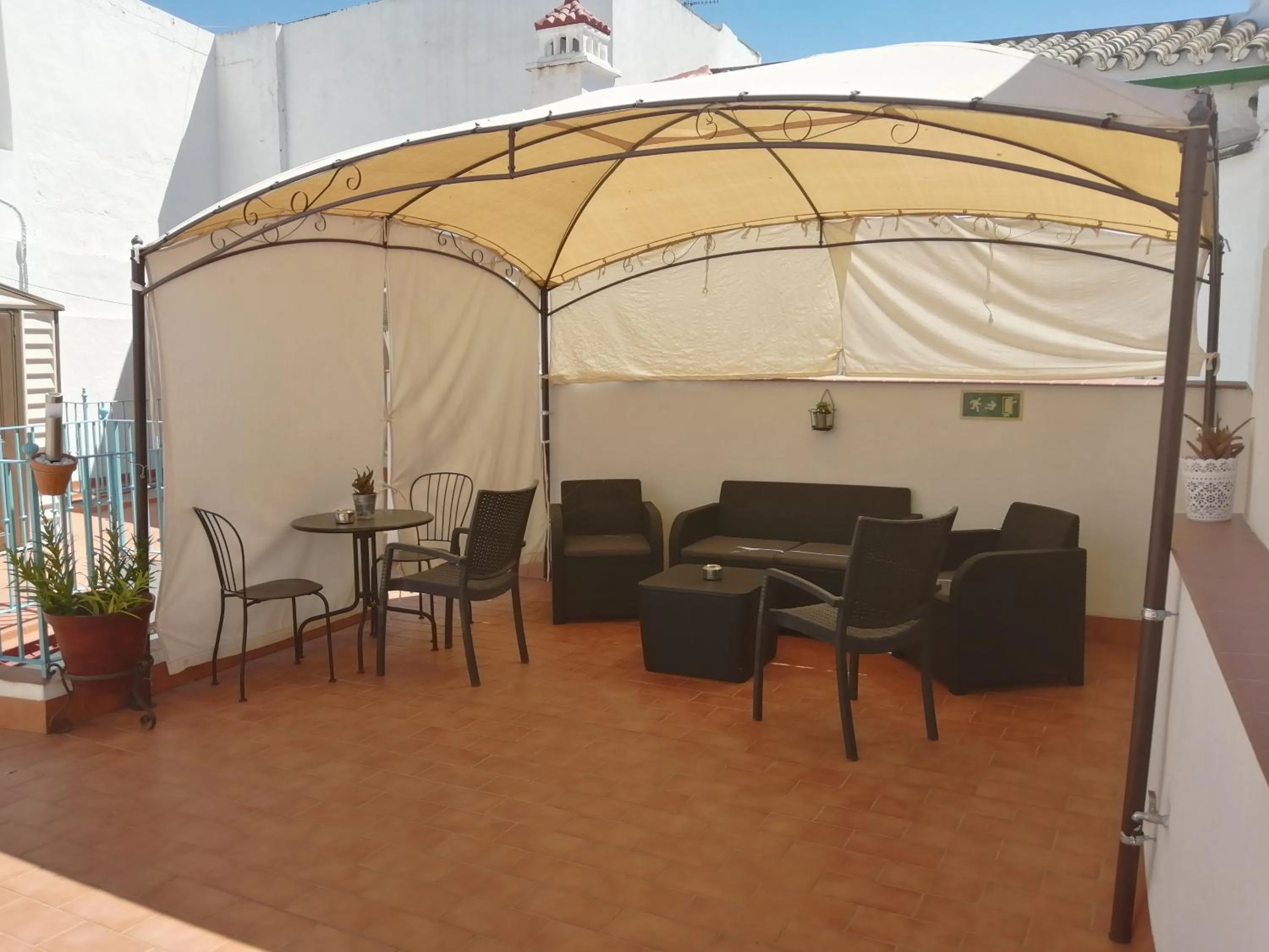 Balcony/Terrace in Pension Azahar