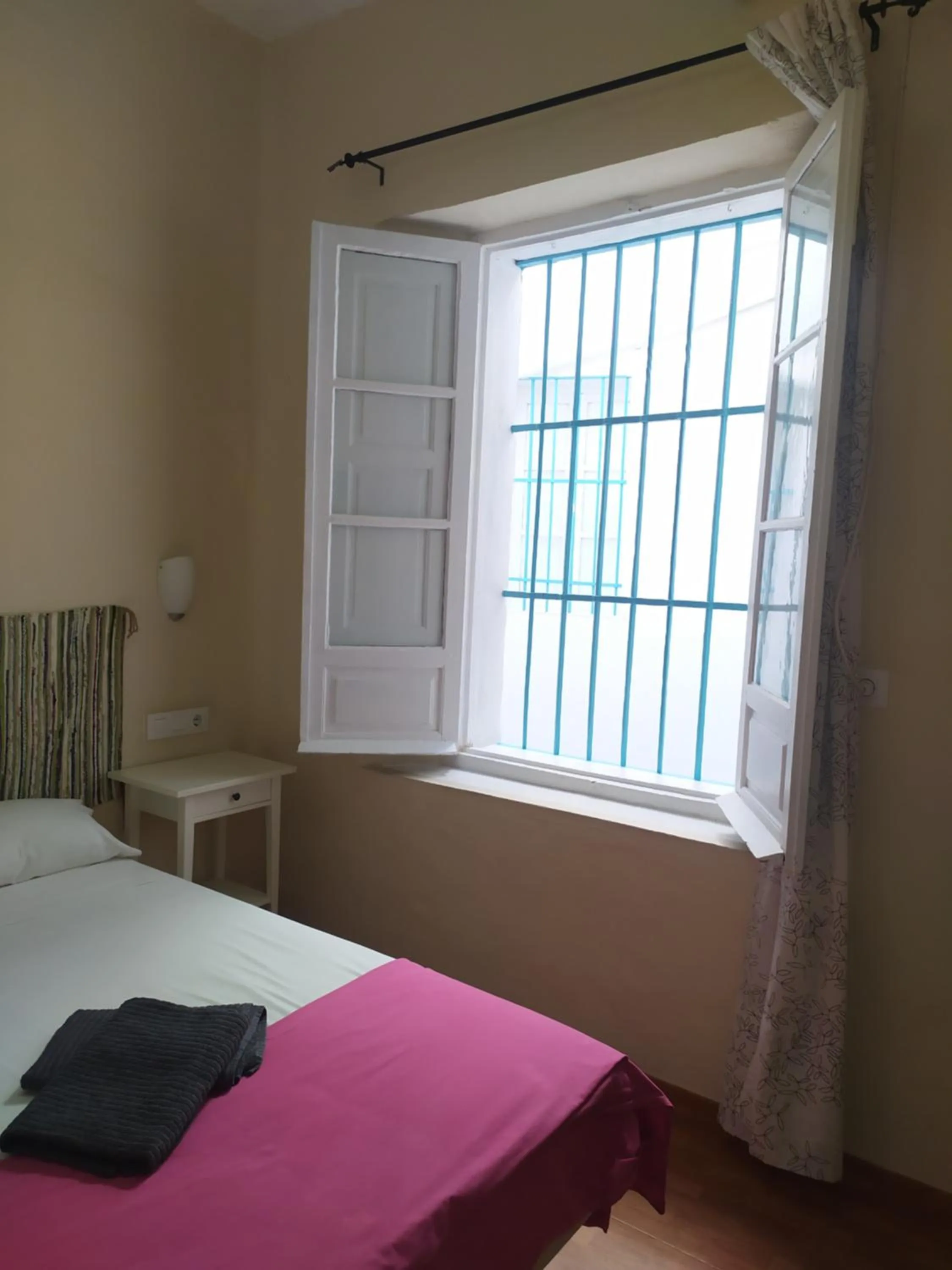 Bed in Pension Azahar