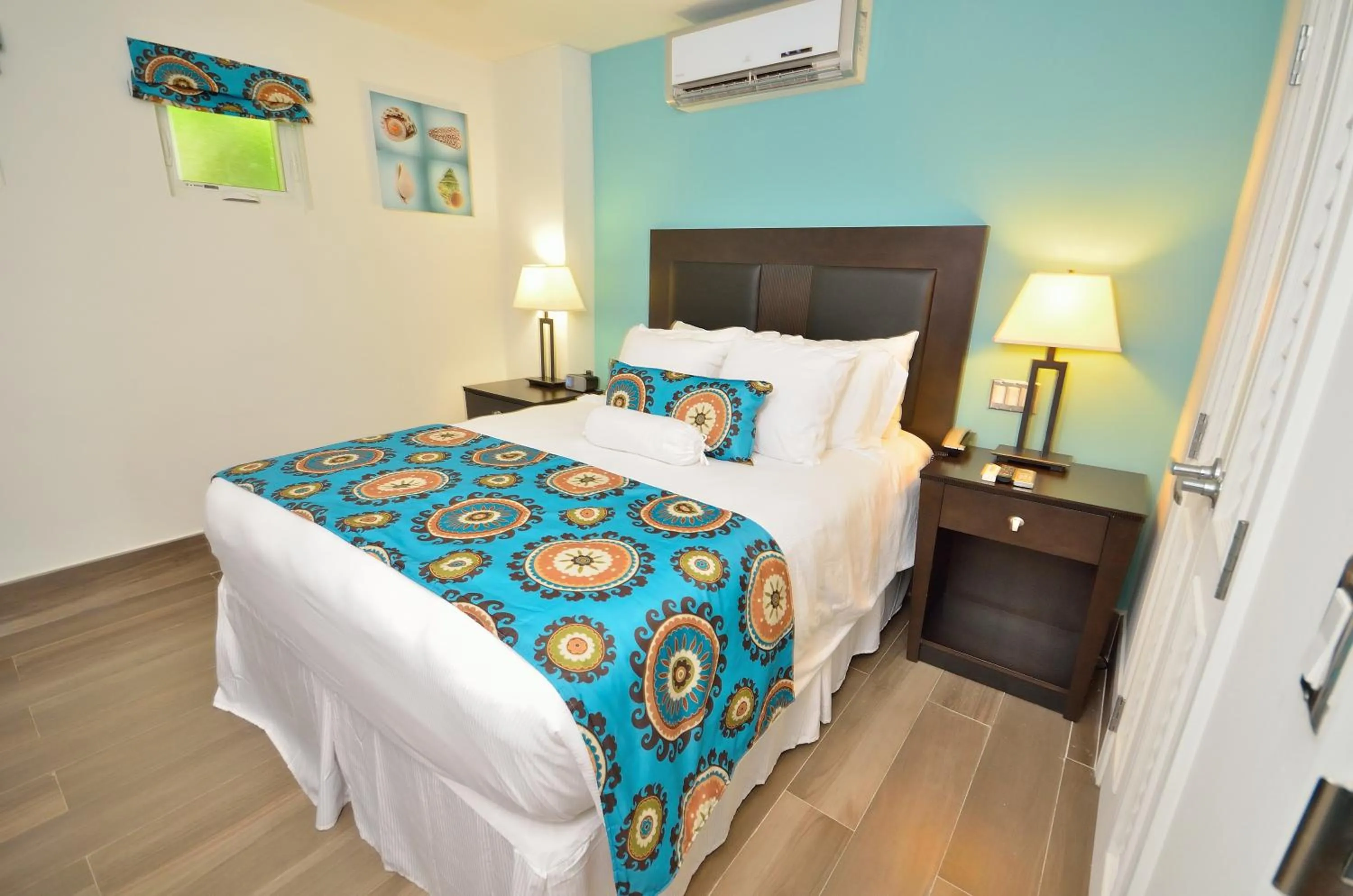 Bed in Royal St. Kitts Hotel