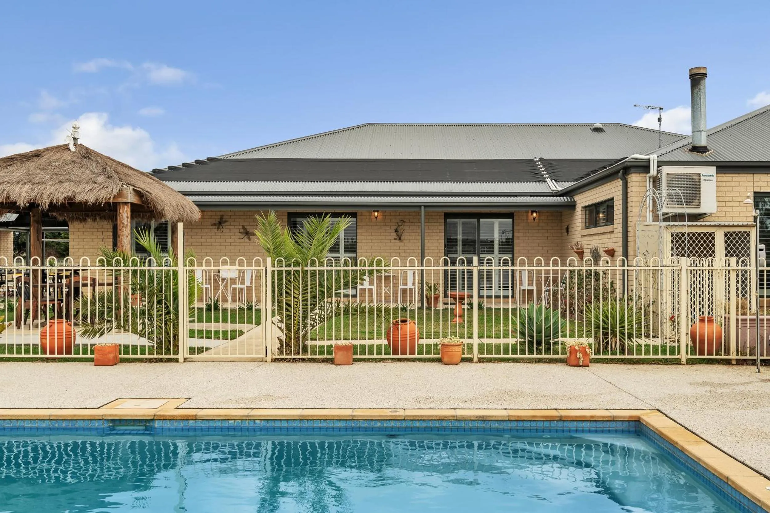 Pool view in The Oxley Estate