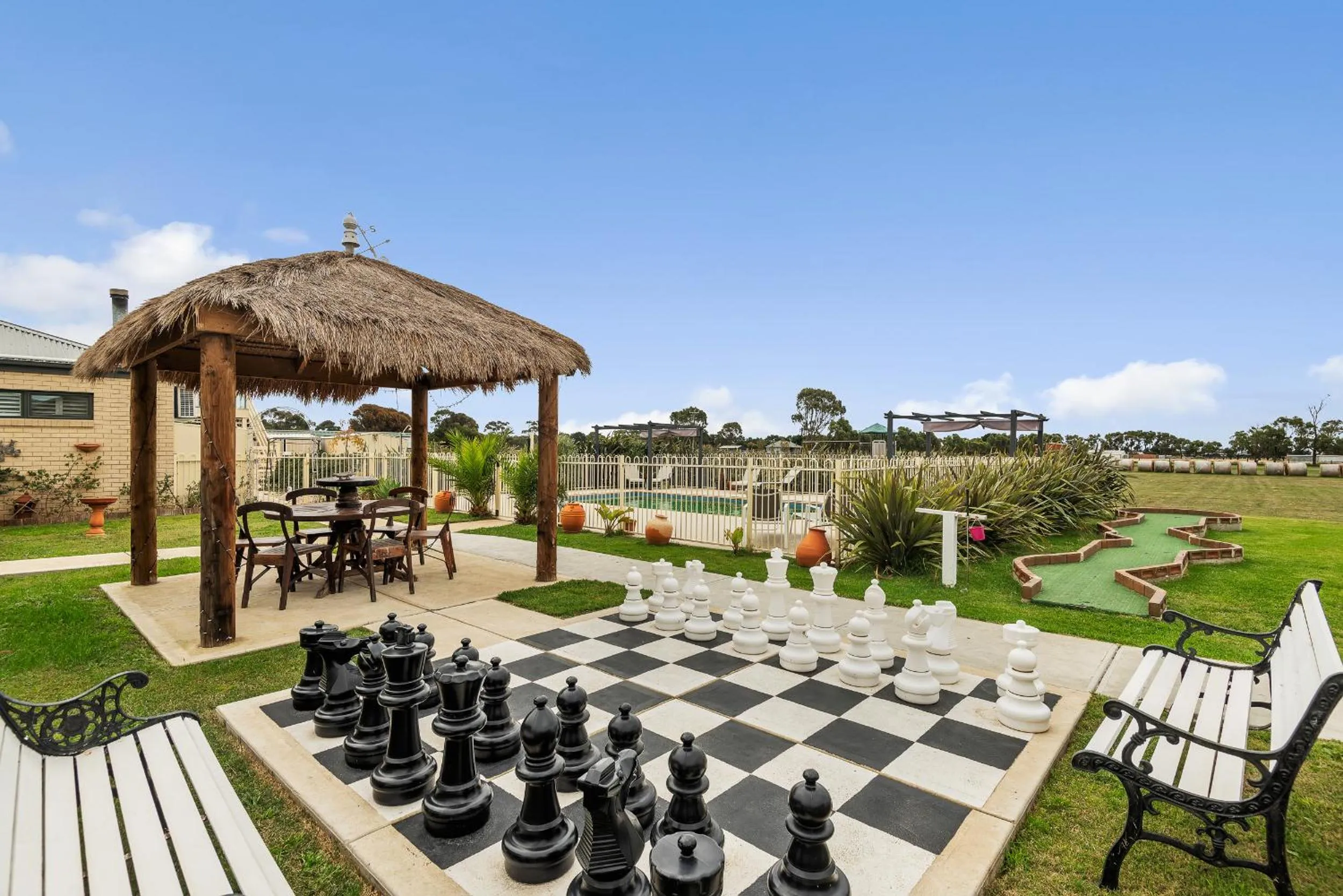 Minigolf in The Oxley Estate