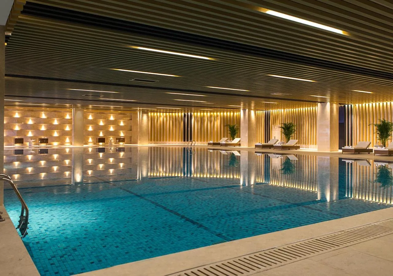 Swimming pool in Renaissance Nanjing Olympic Centre Hotel