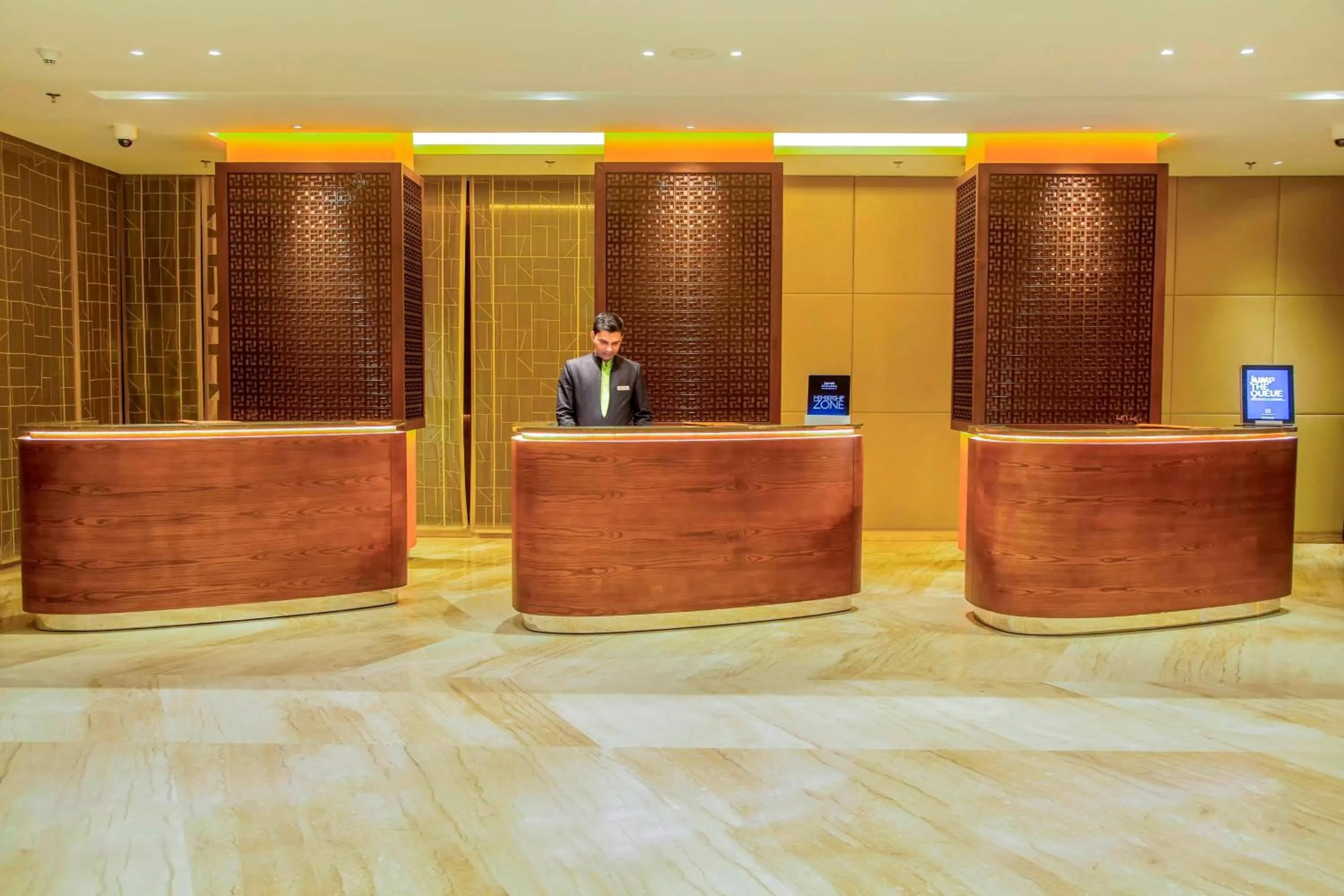 Lobby or reception in Courtyard by Marriott Raipur