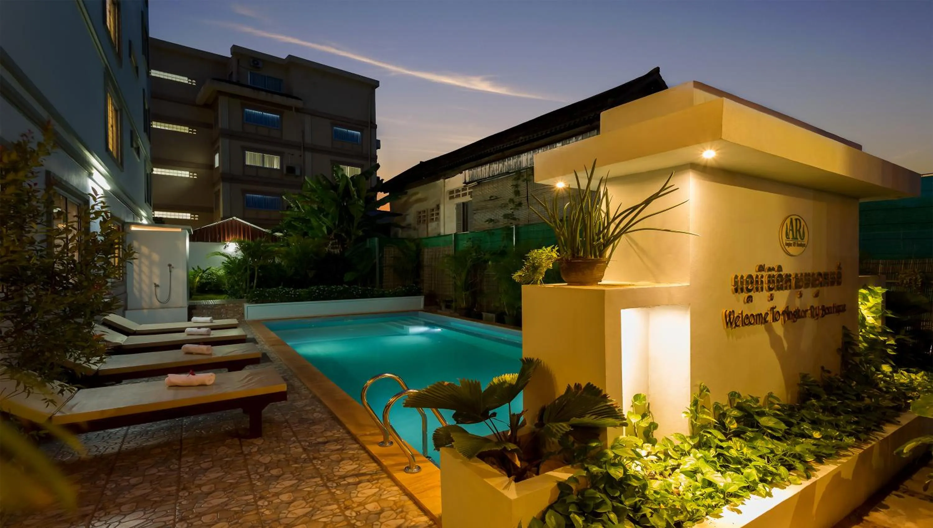 Swimming pool, Property Building in Angkor Ry Boutique
