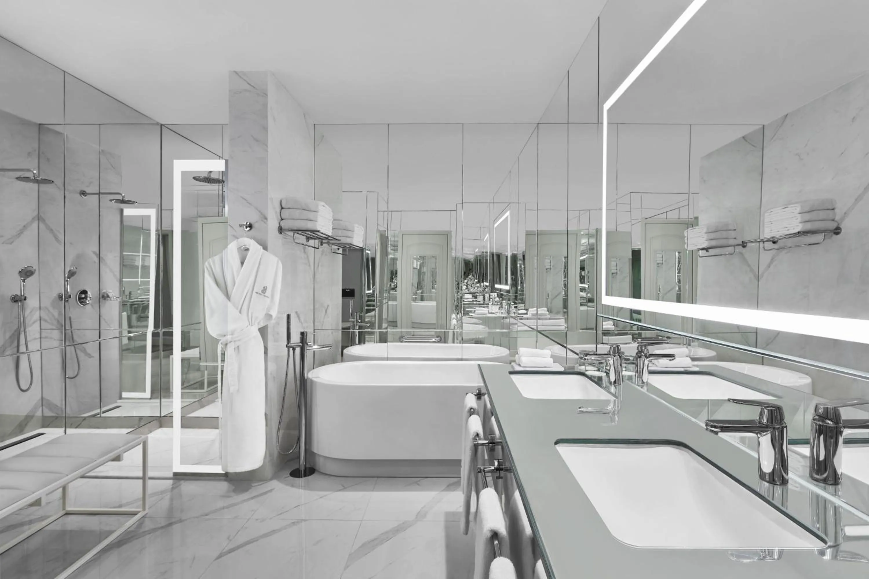 Bathroom in The Ritz-Carlton, Istanbul at the Bosphorus