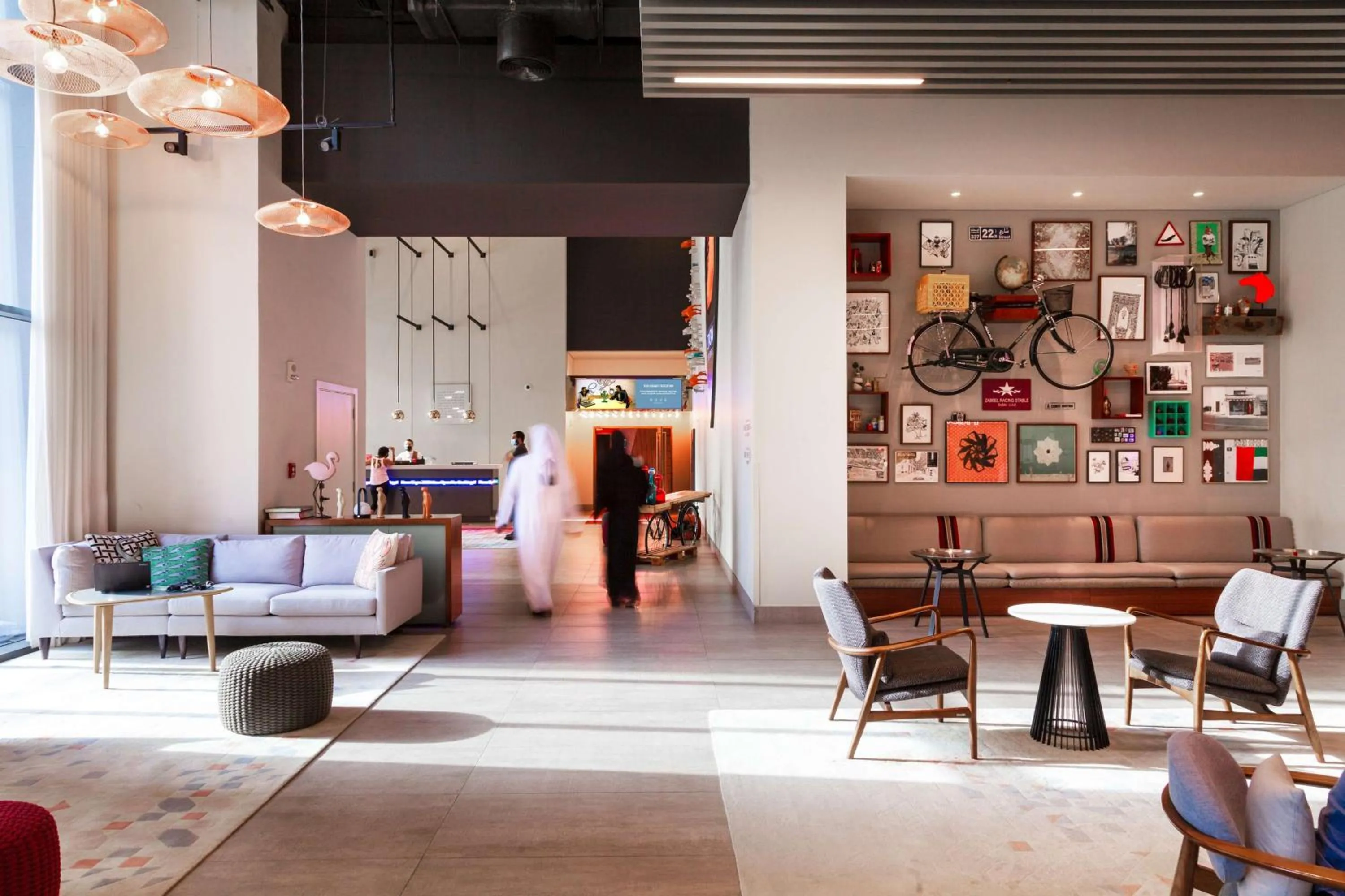 Lobby or reception in Rove Downtown