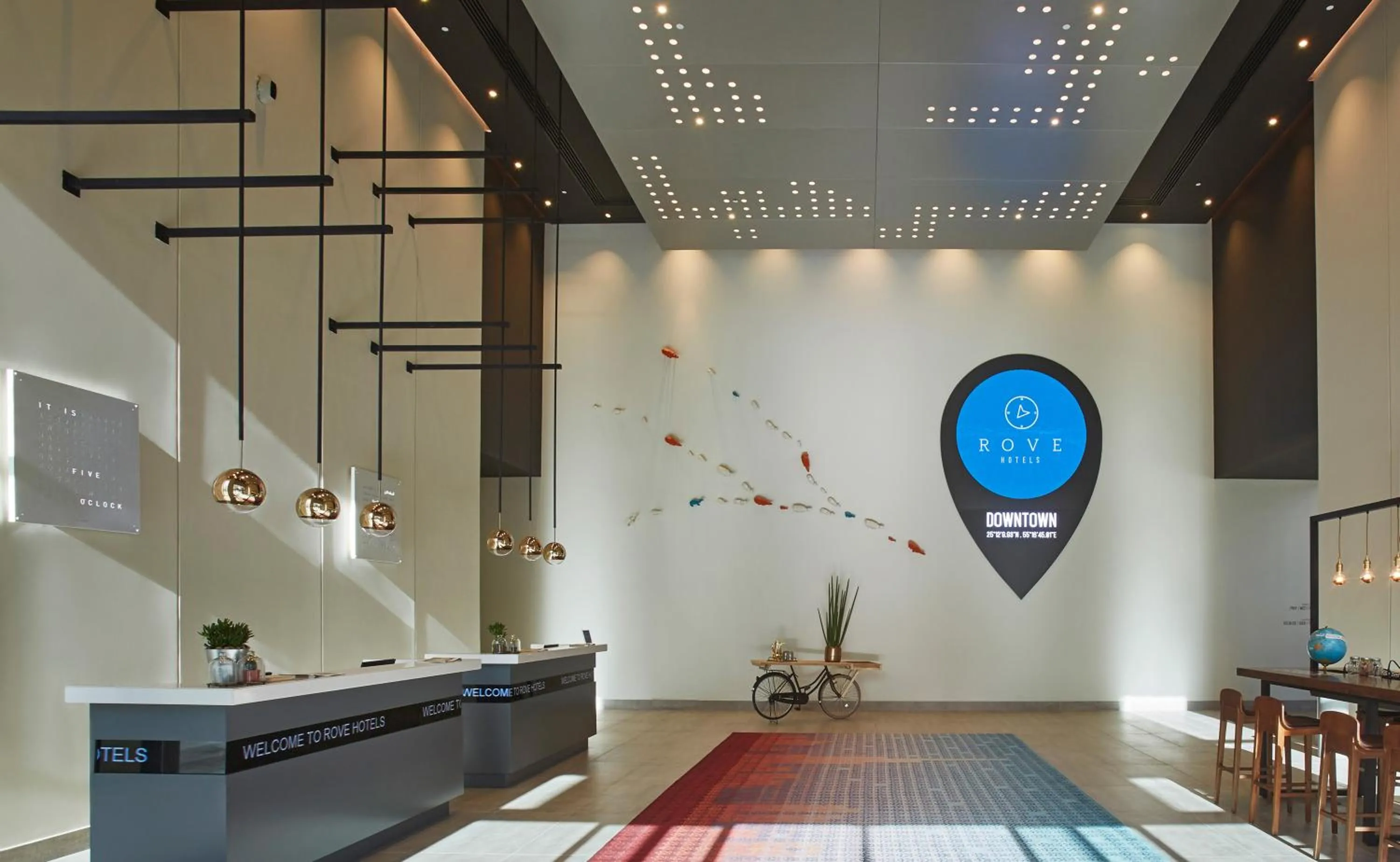 Lobby or reception in Rove Downtown