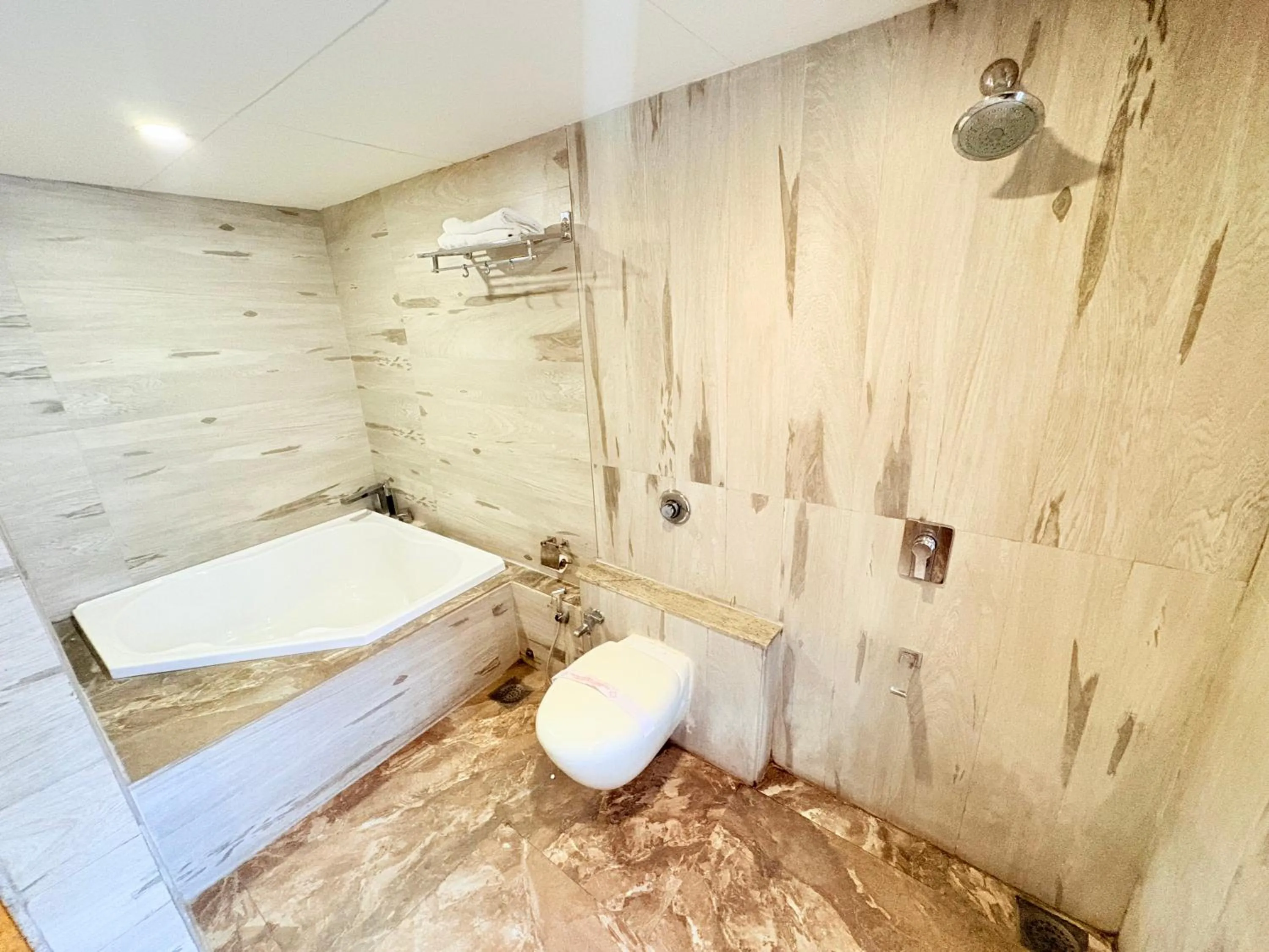 Shower in Scenaria Hotel - Navrangpura, Ahmedabad