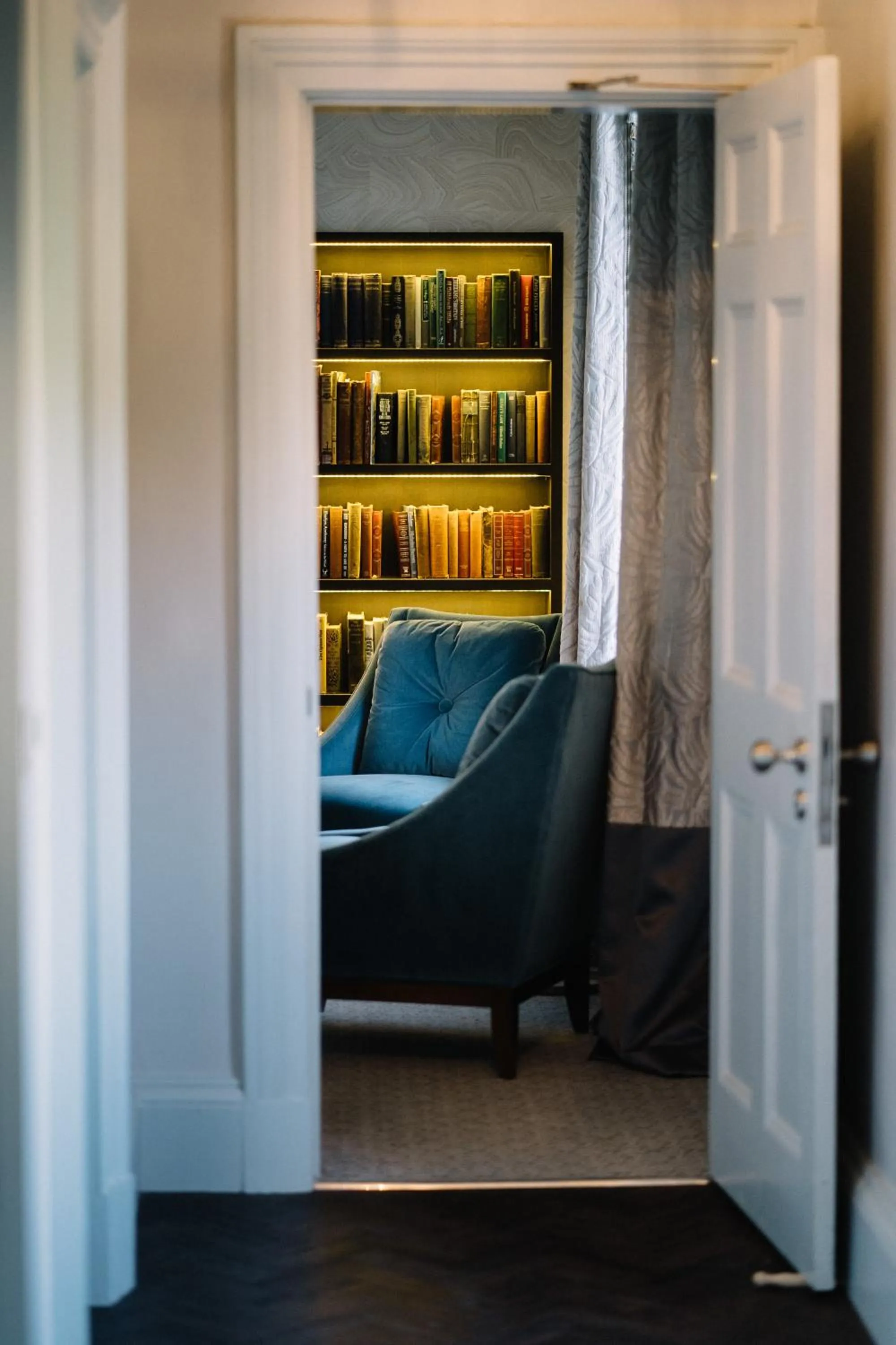Living room in Saltmarshe Hall