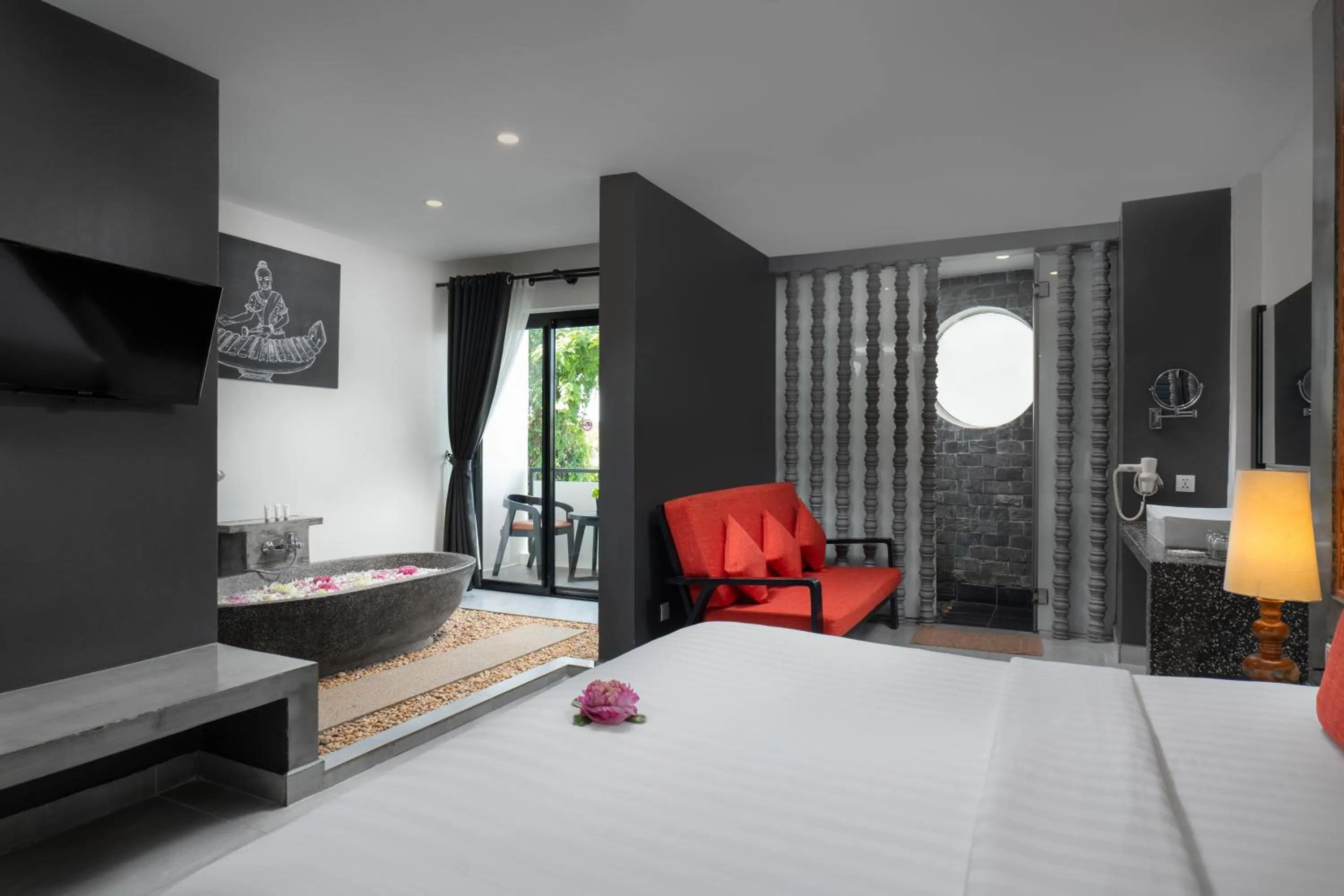 Bedroom, Bed in Central Suite Residence