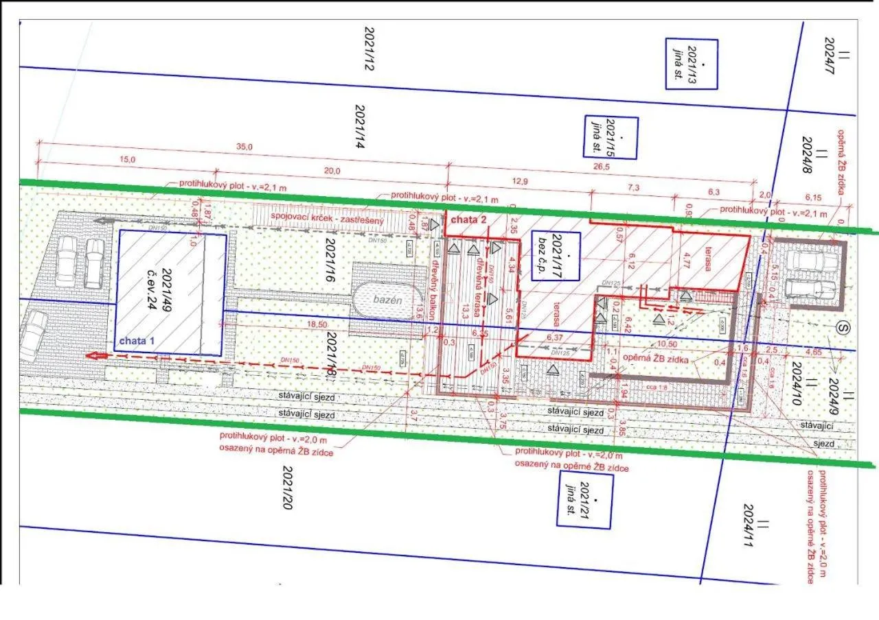 Floor plan in Chaty pod Sokolím Hřbetem